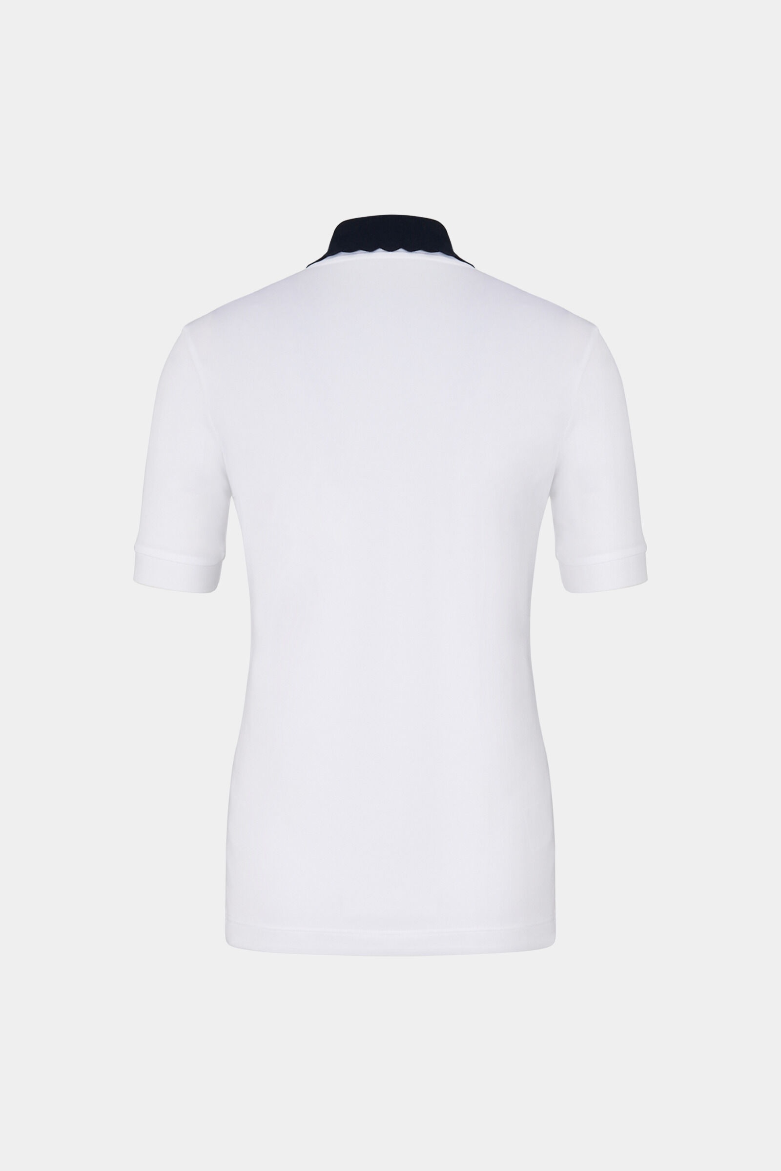Carole Functional polo shirt in White/Navy blue - 6