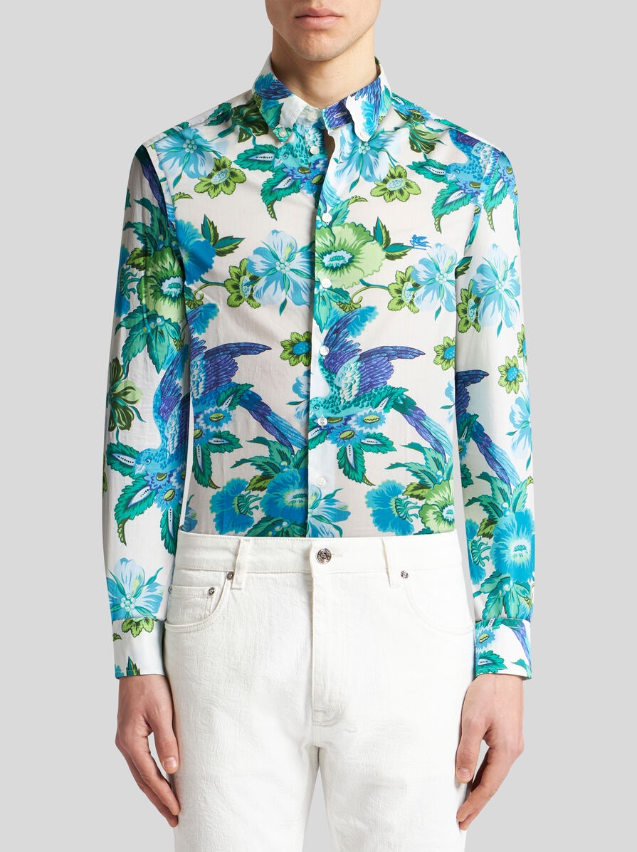 SHIRT WITH TROPICAL PRINT - 2