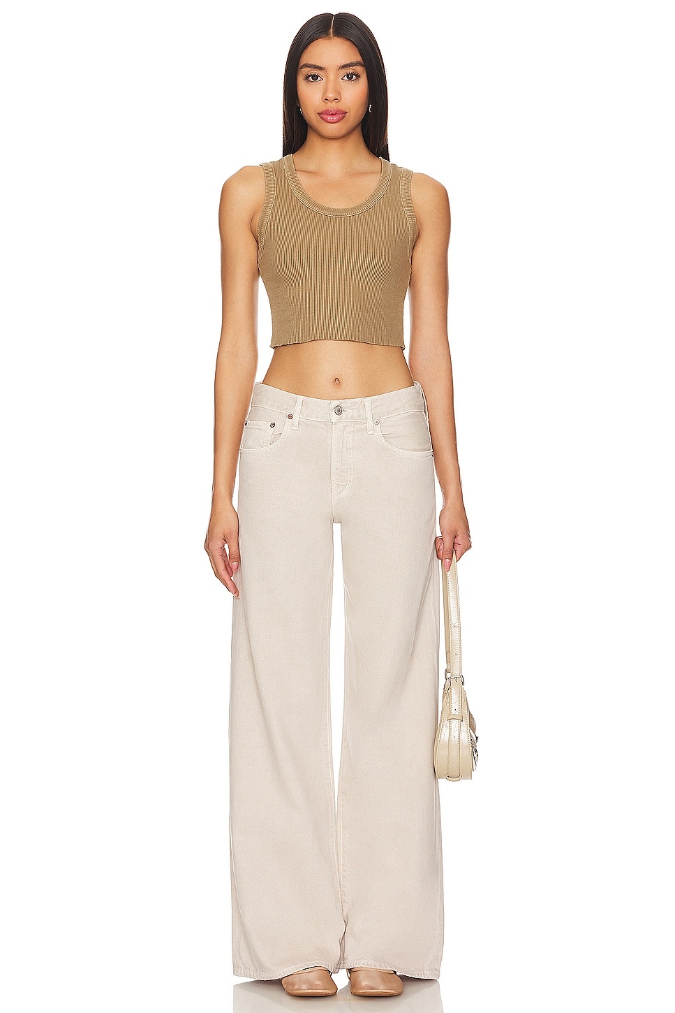 Cropped Poppy Tank - 4
