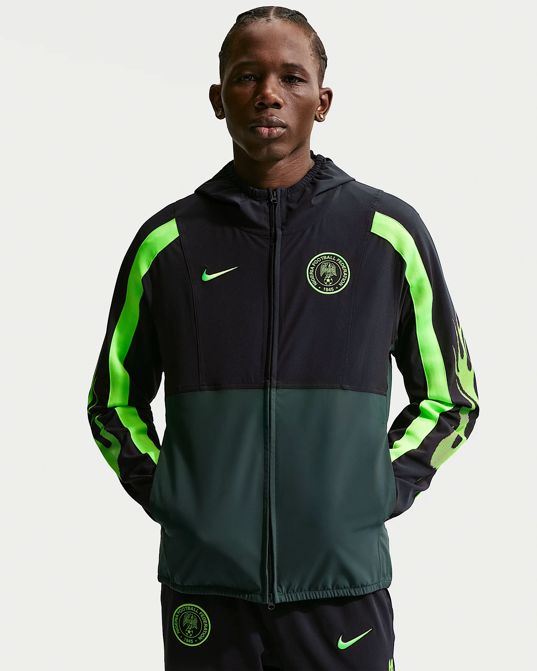 Nigeria Energy Men's Nike Dri-FIT Soccer Woven Jacket - 1