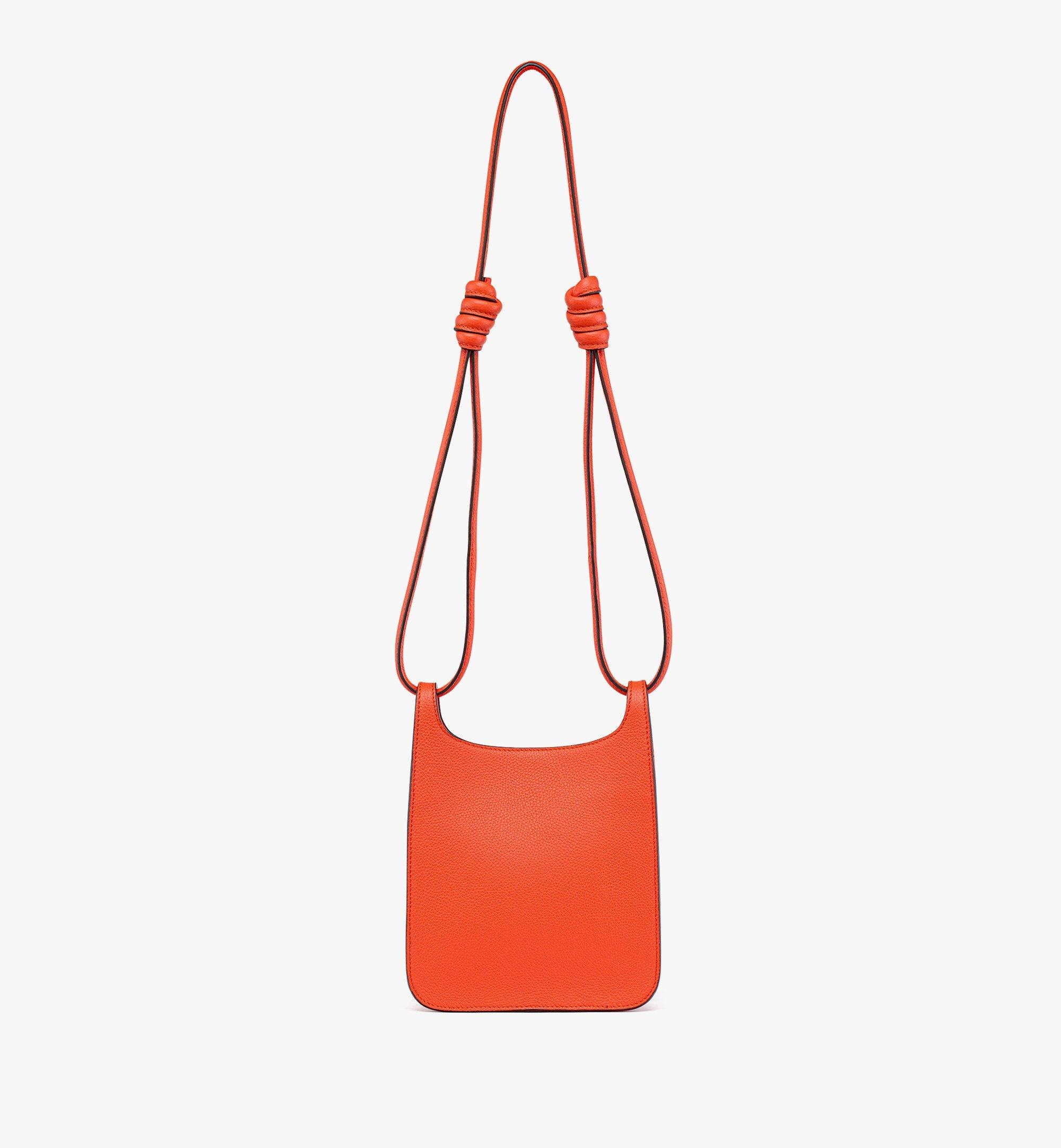 Himmel Hobo in Embossed Logo Leather - 4