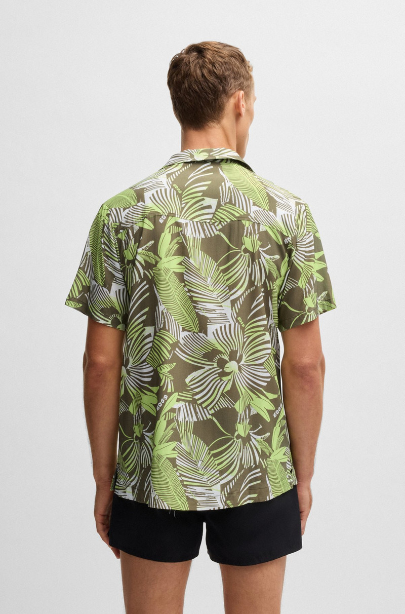 BOSS REGULAR-FIT BEACH SHIRT WITH ALL-OVER PRINT outlook