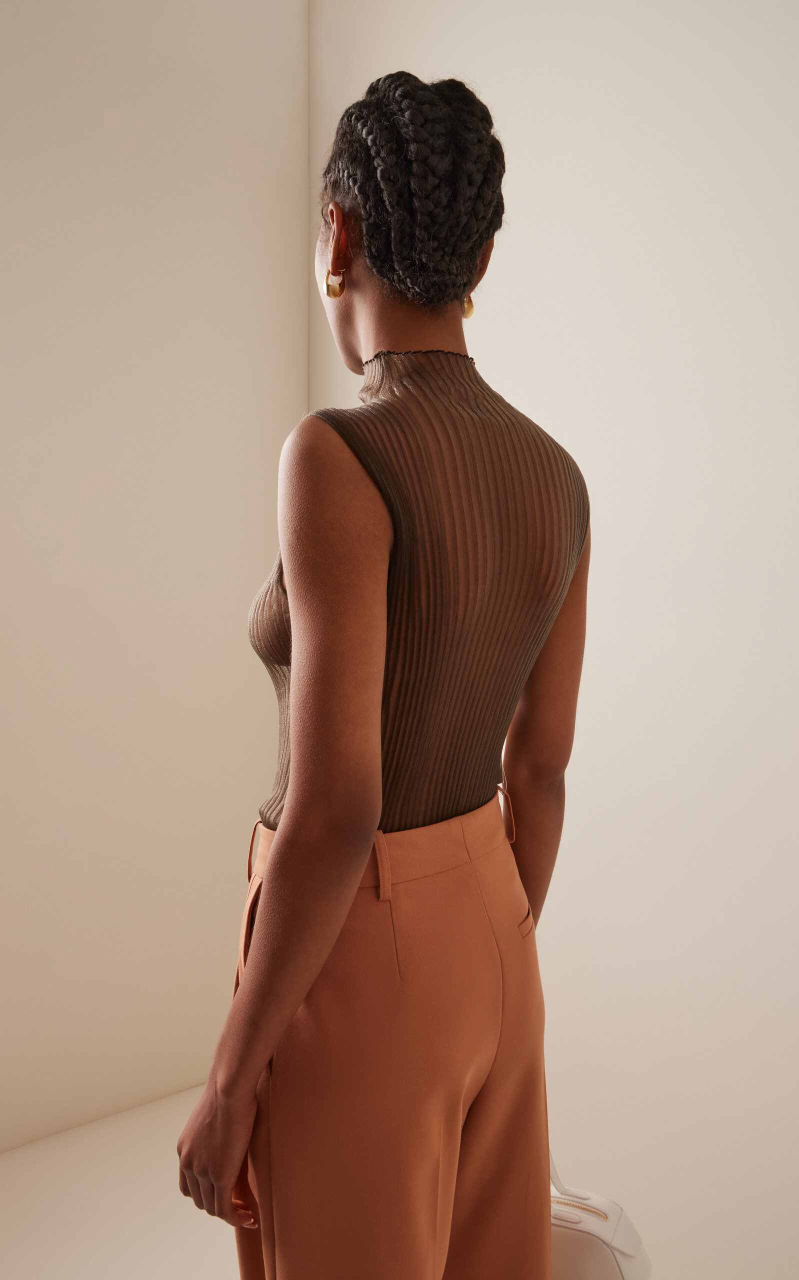 Modern Mist Top brown - 4