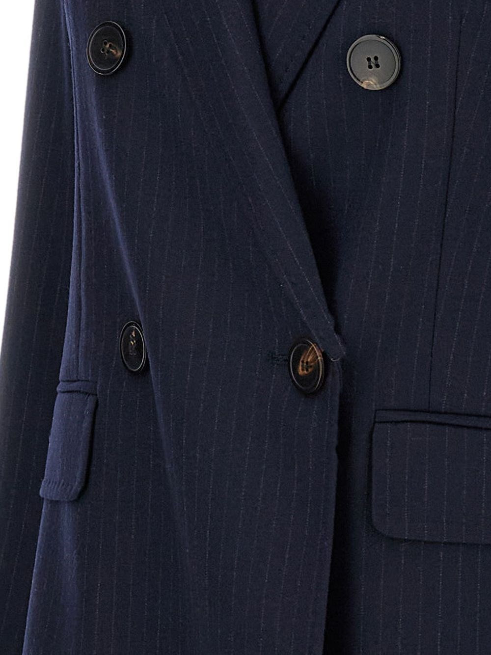 Double-breasted wool jacket - 3