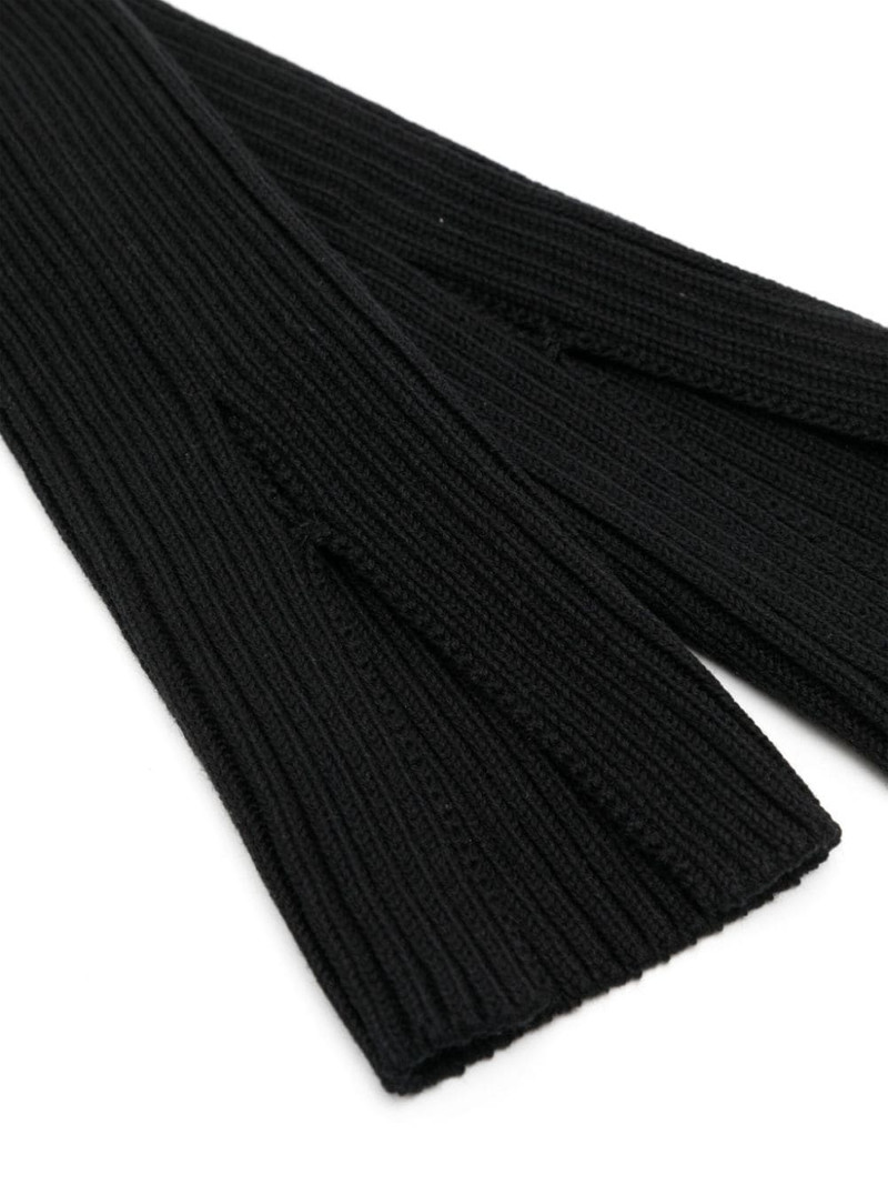 Y's ribbed-knitted arm warmers outlook