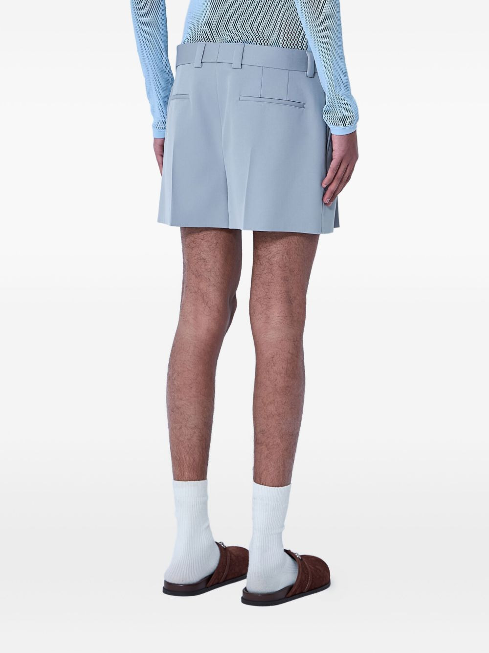 tailored mid-rise shorts - 4