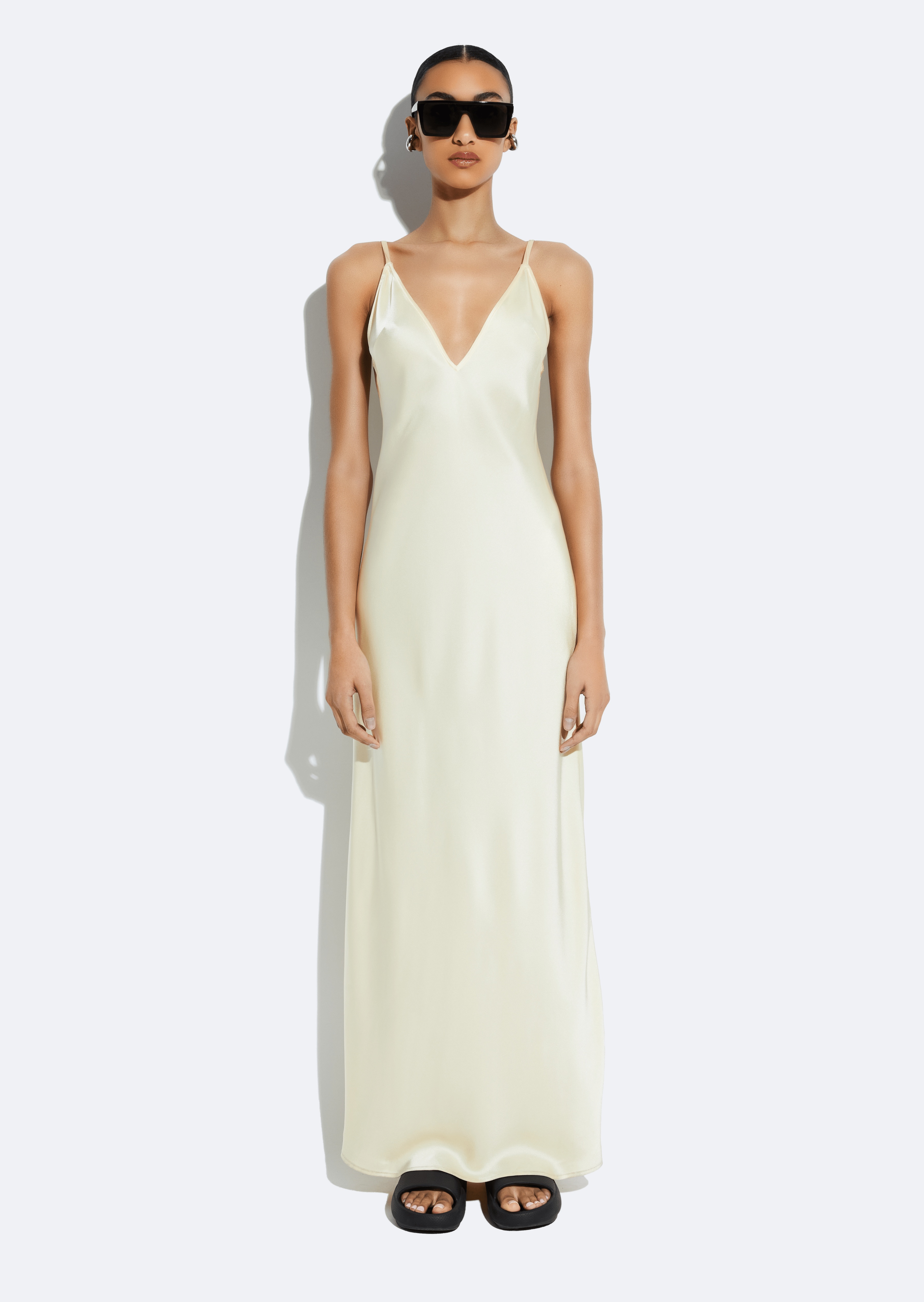 Satin Slip Dress - 2