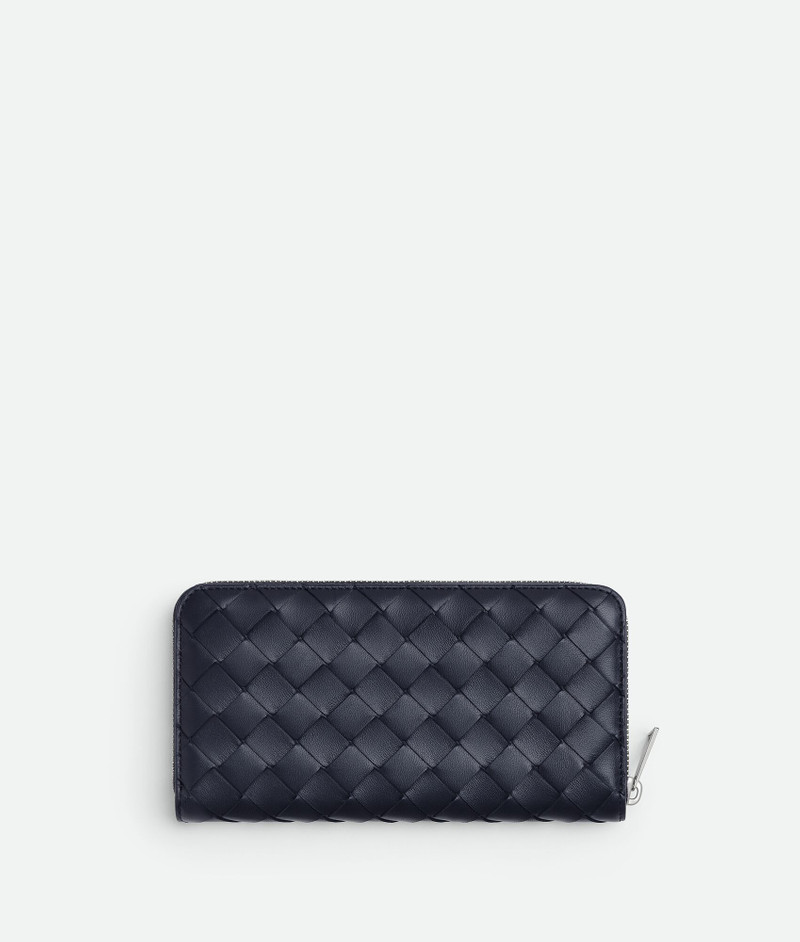 Intrecciato Diagonal Zip Around Wallet 3