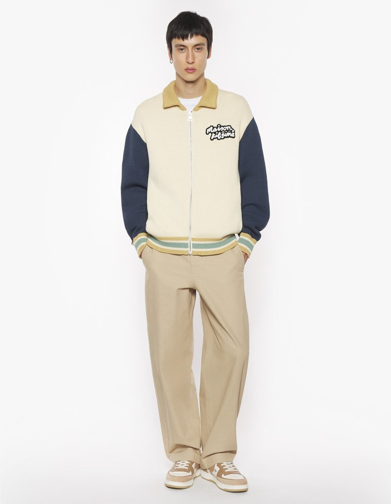 Maison Kitsuné KNITTED COLLEGE BLOUSON outlook