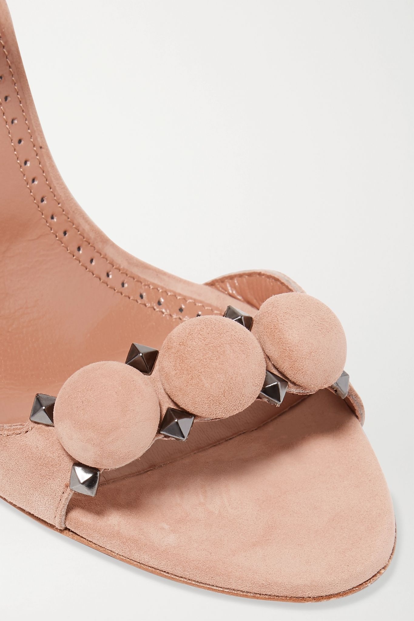 Bombe 90 studded suede sandals - 4