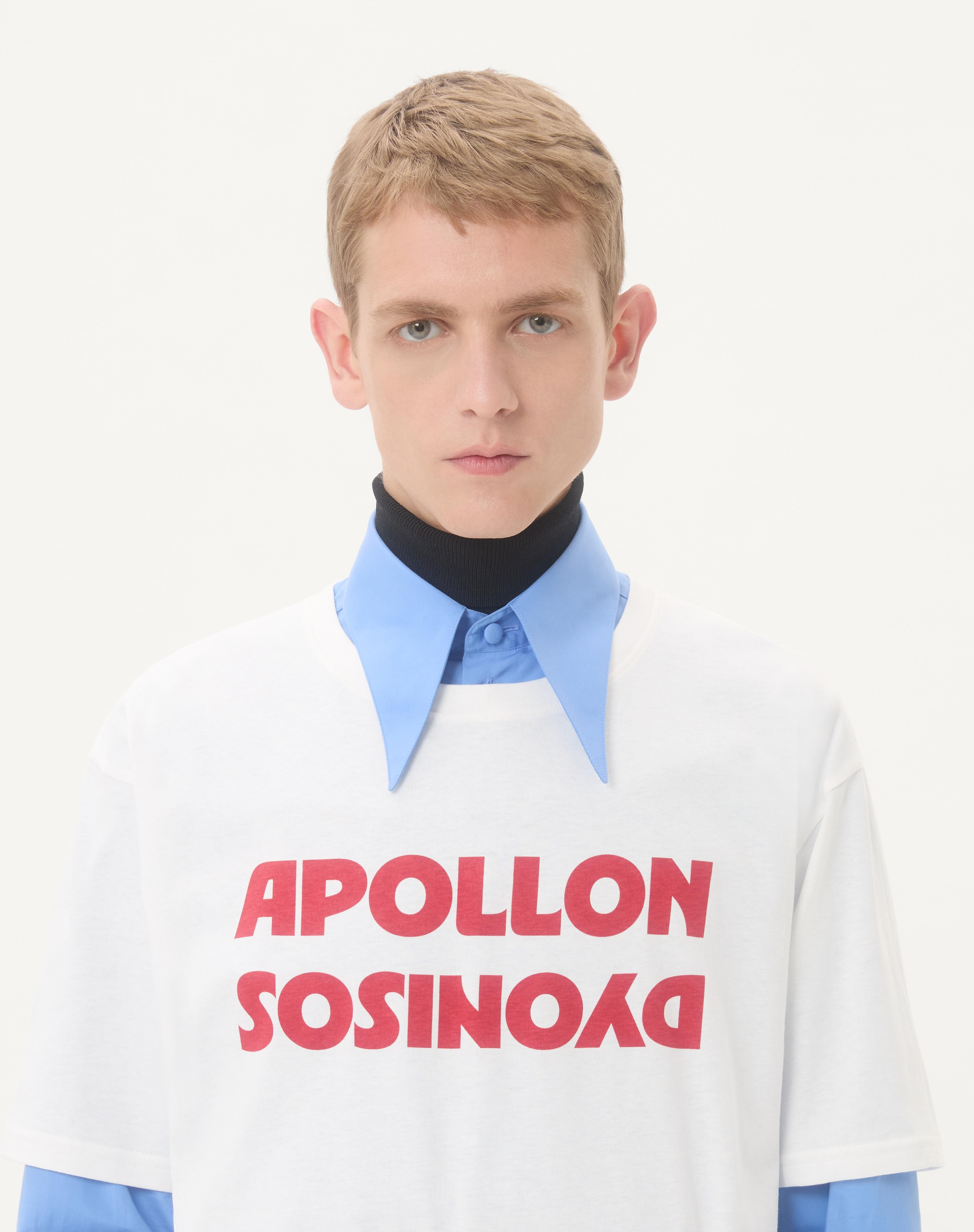 VALENTINO COTTON T-SHIRT WITH APOLLON/DYONISOS PRINT - 4