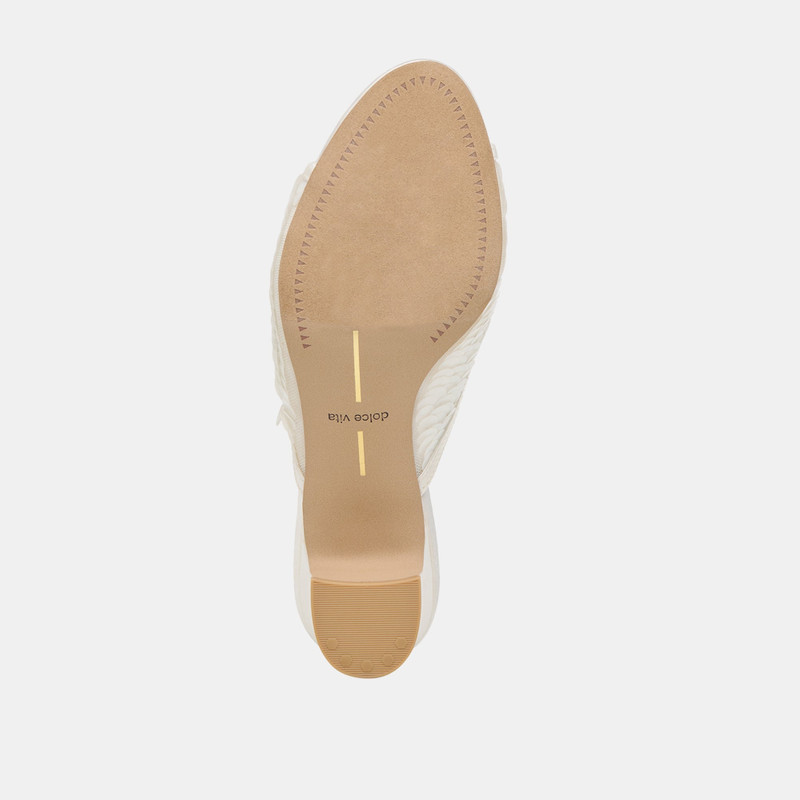 INGA HEELS OFF WHITE SEQUIN 11