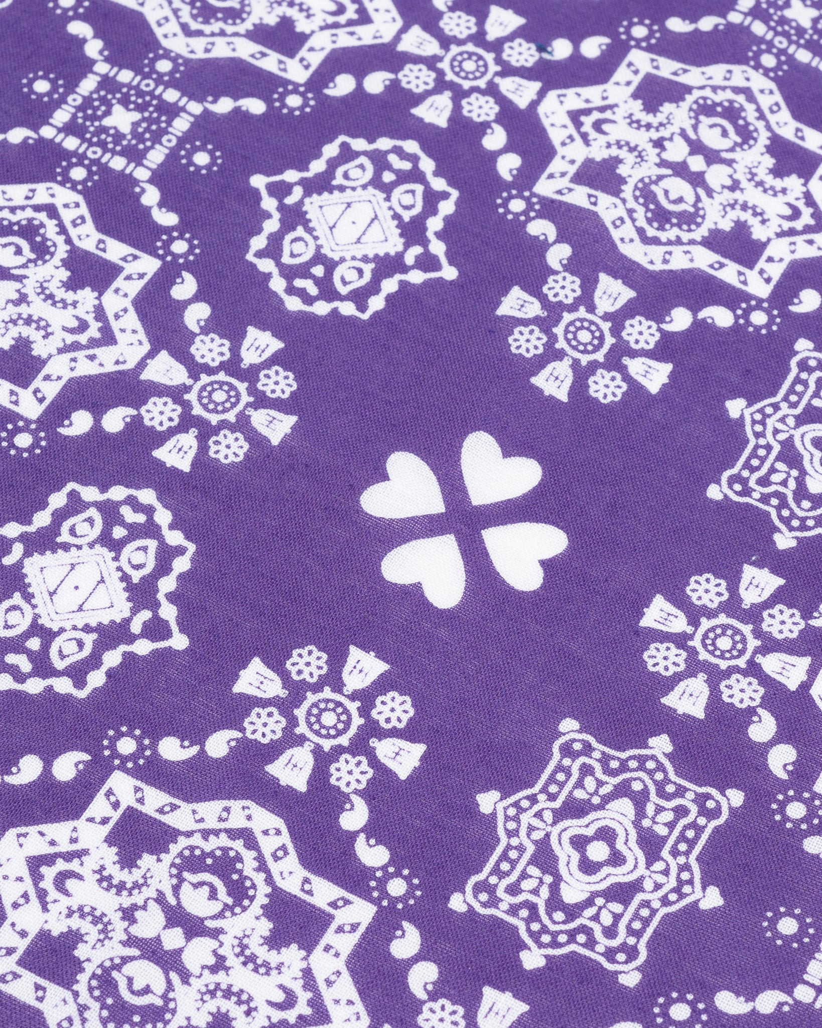 IHG-051-PUR Iron Heart “Bell” Print Bandana - Purple - 3