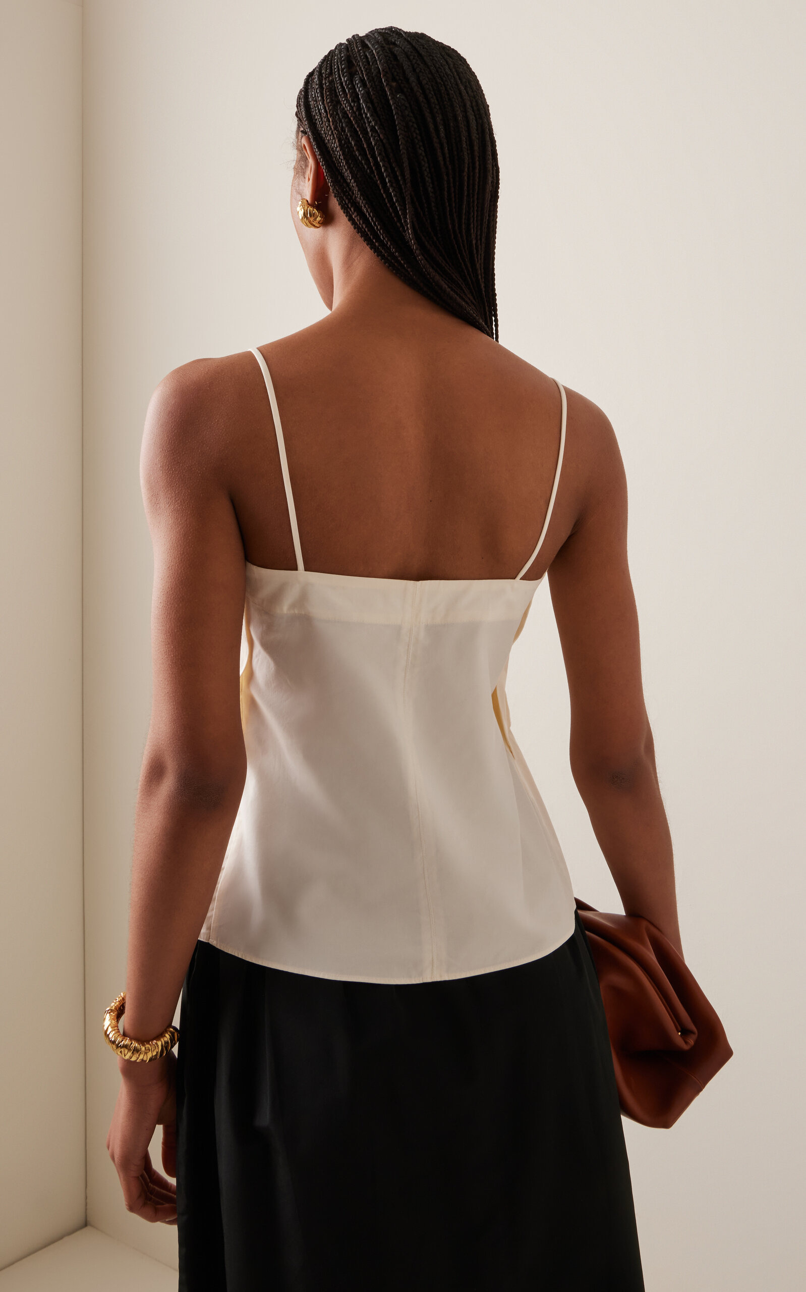 Exclusive Sculpted Cotton Top ivory - 4