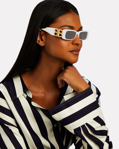 BALENCIAGA Dynasty Rectangular Sunglasses outlook