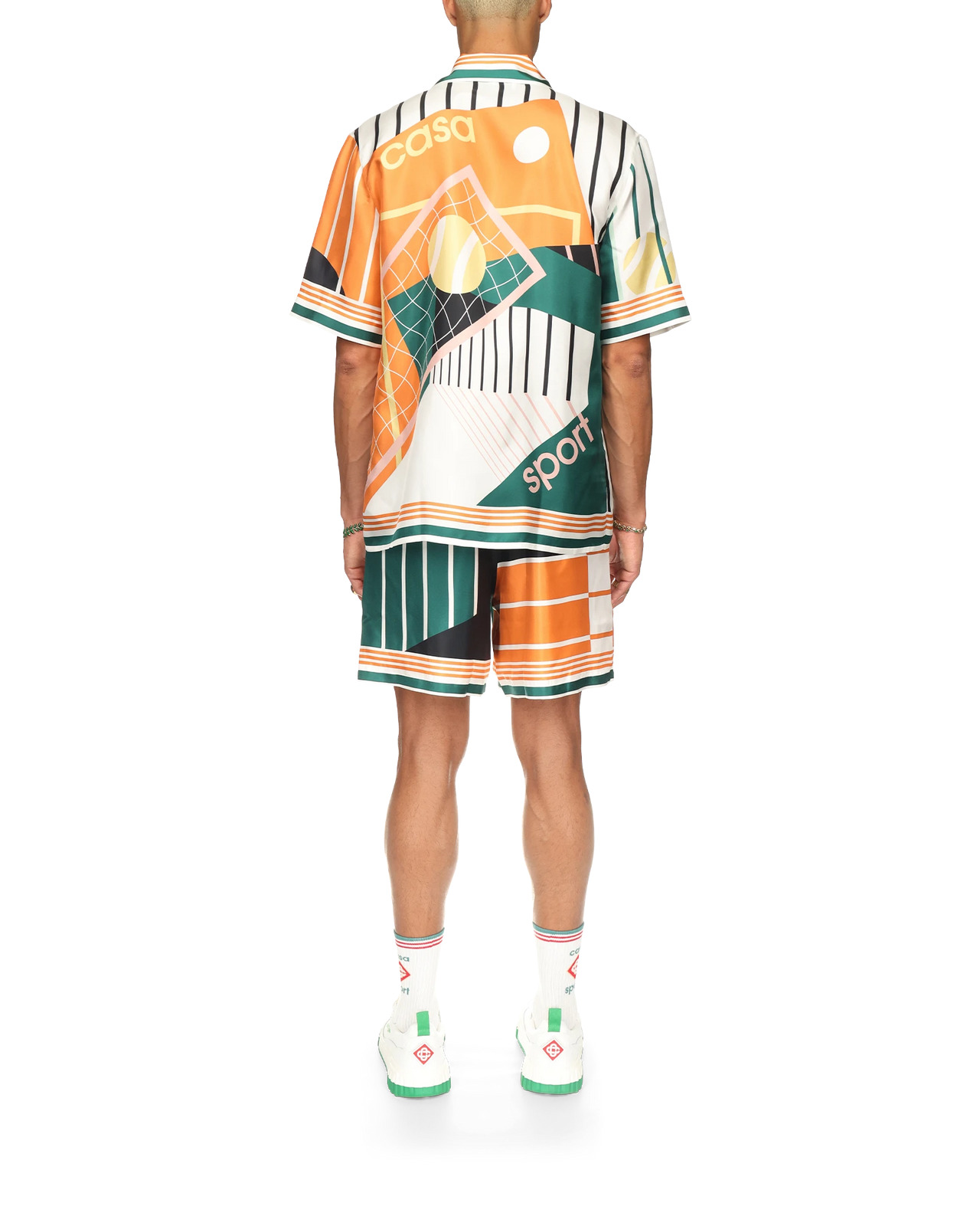 Court Abstrait Silk Shirt | Casablanca Paris - 4