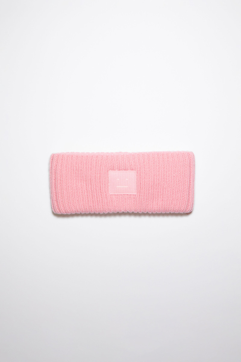 Ribbed knit headband - Blush pink 1