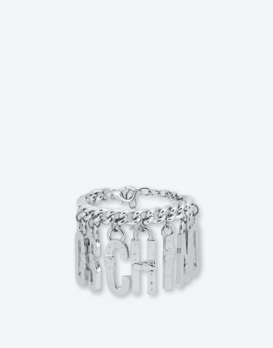 MOSCHINO BRACELET WITH BUCKLE & LETTERING - 1