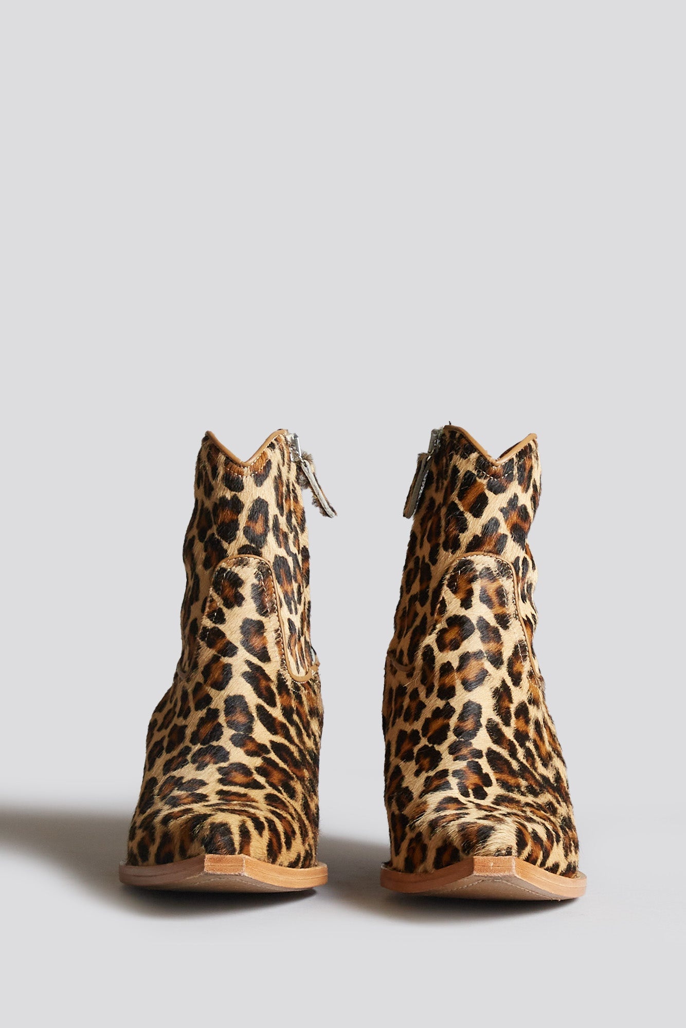 SKINNY ANKLE COWBOY BOOT - LEOPARD - 2
