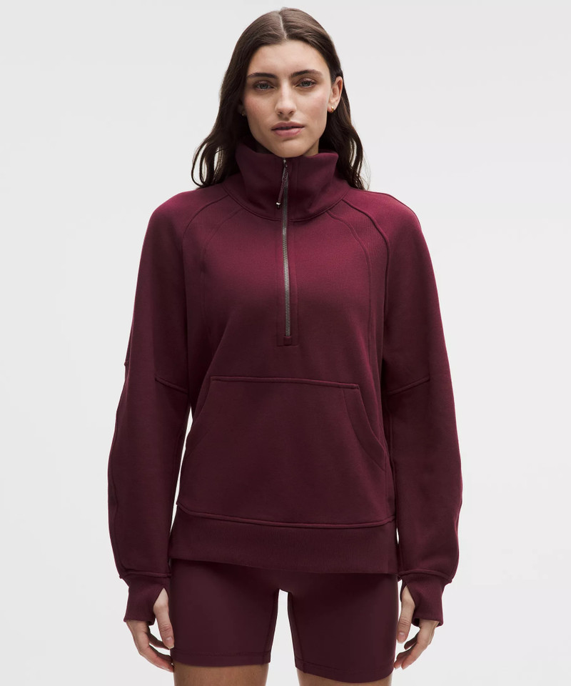 Scuba Oversized Funnel-Neck Half Zip *Long 1
