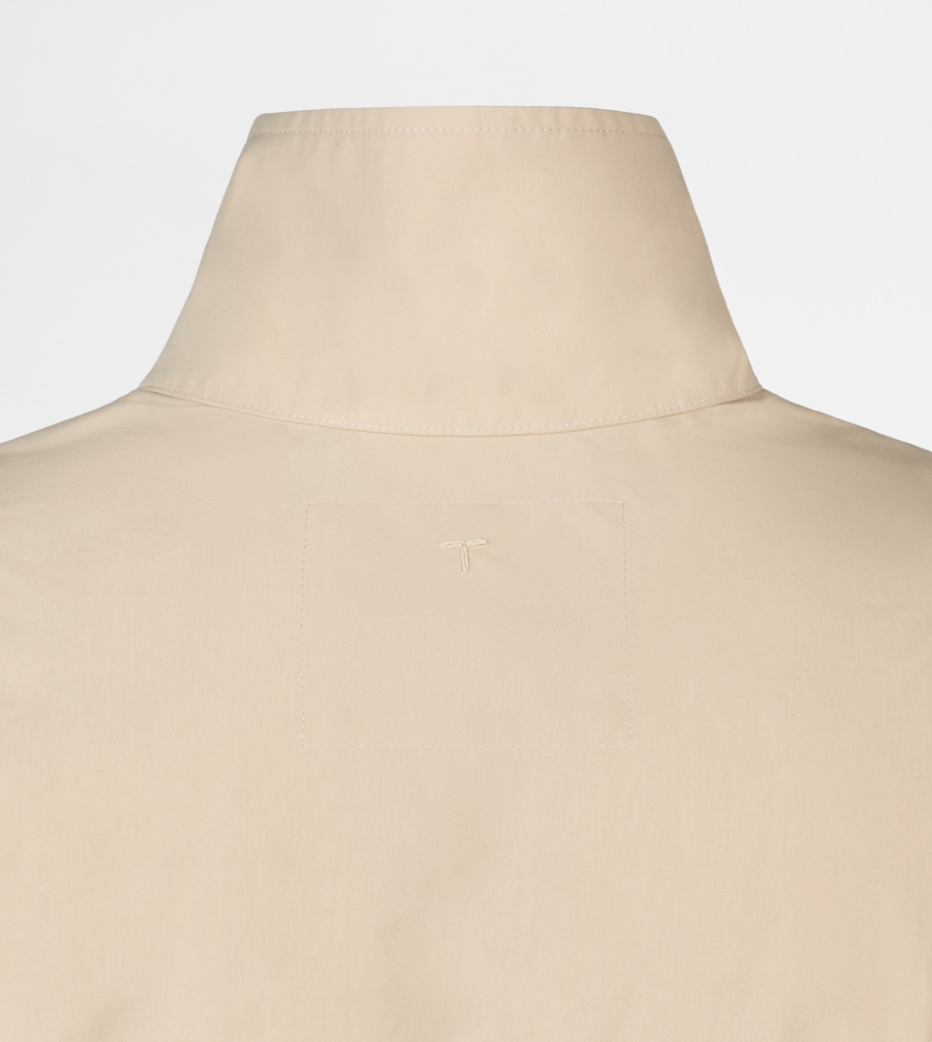 ANORAK IN RESIN-COATED POPLIN - BEIGE - 3