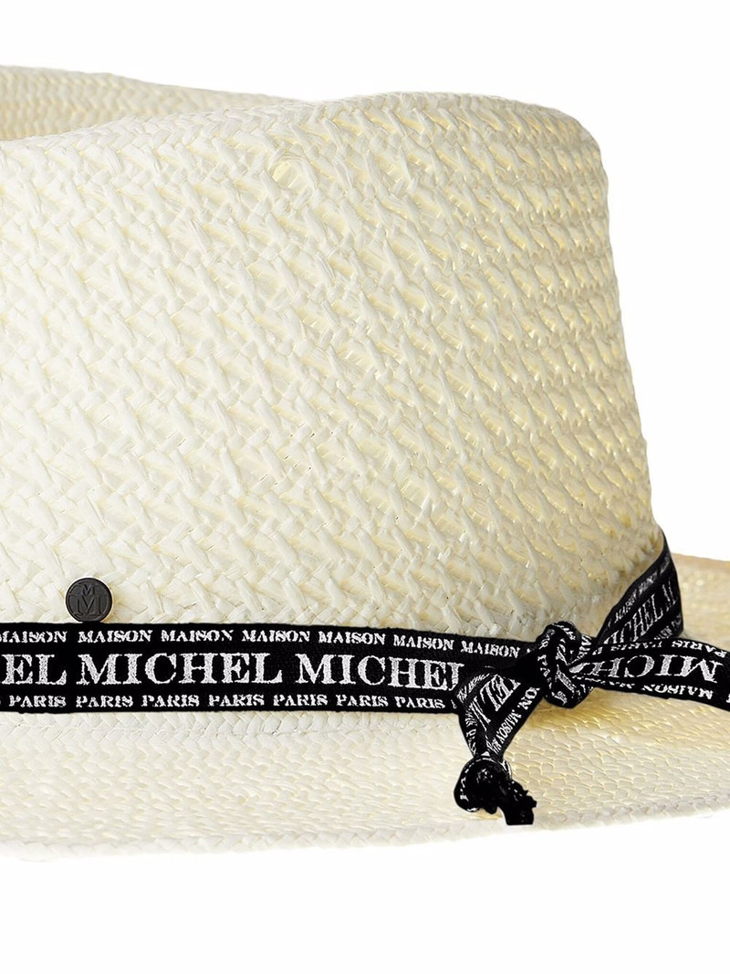 MAISON MICHEL AndrÃ© straw Fedora hat outlook