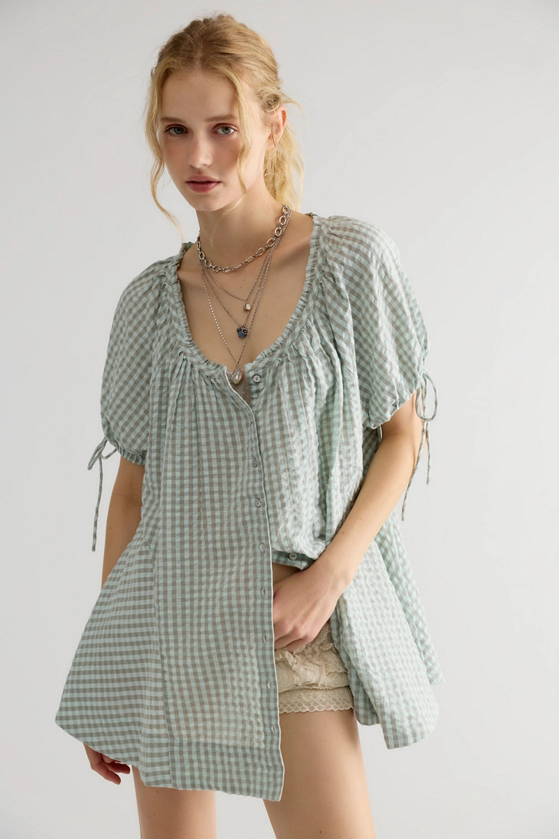 Farley Gingham Tunic - 1