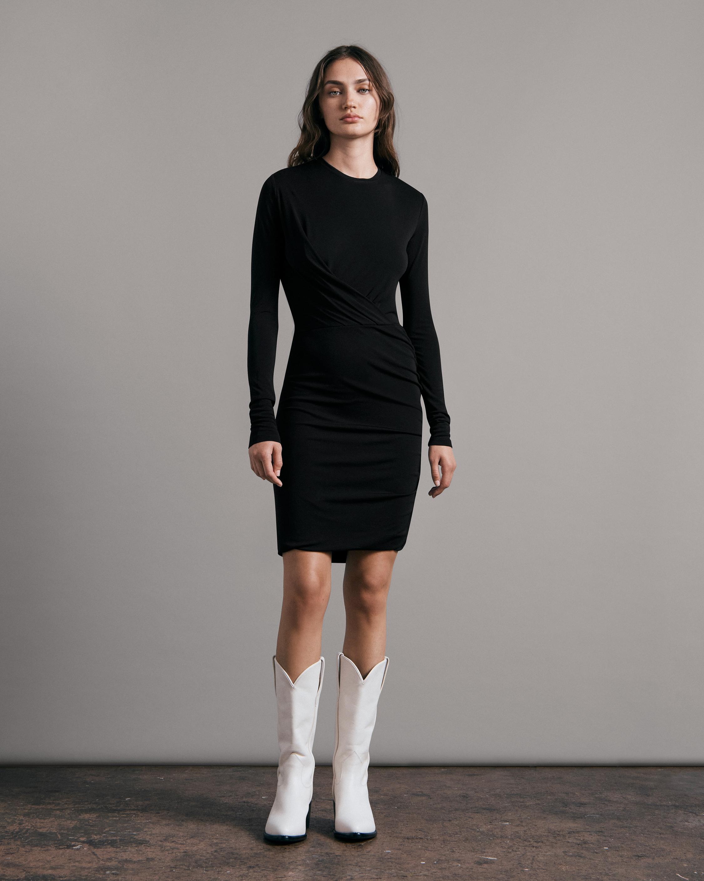 Holly Drape Mini Dress
Jersey Dress - 2