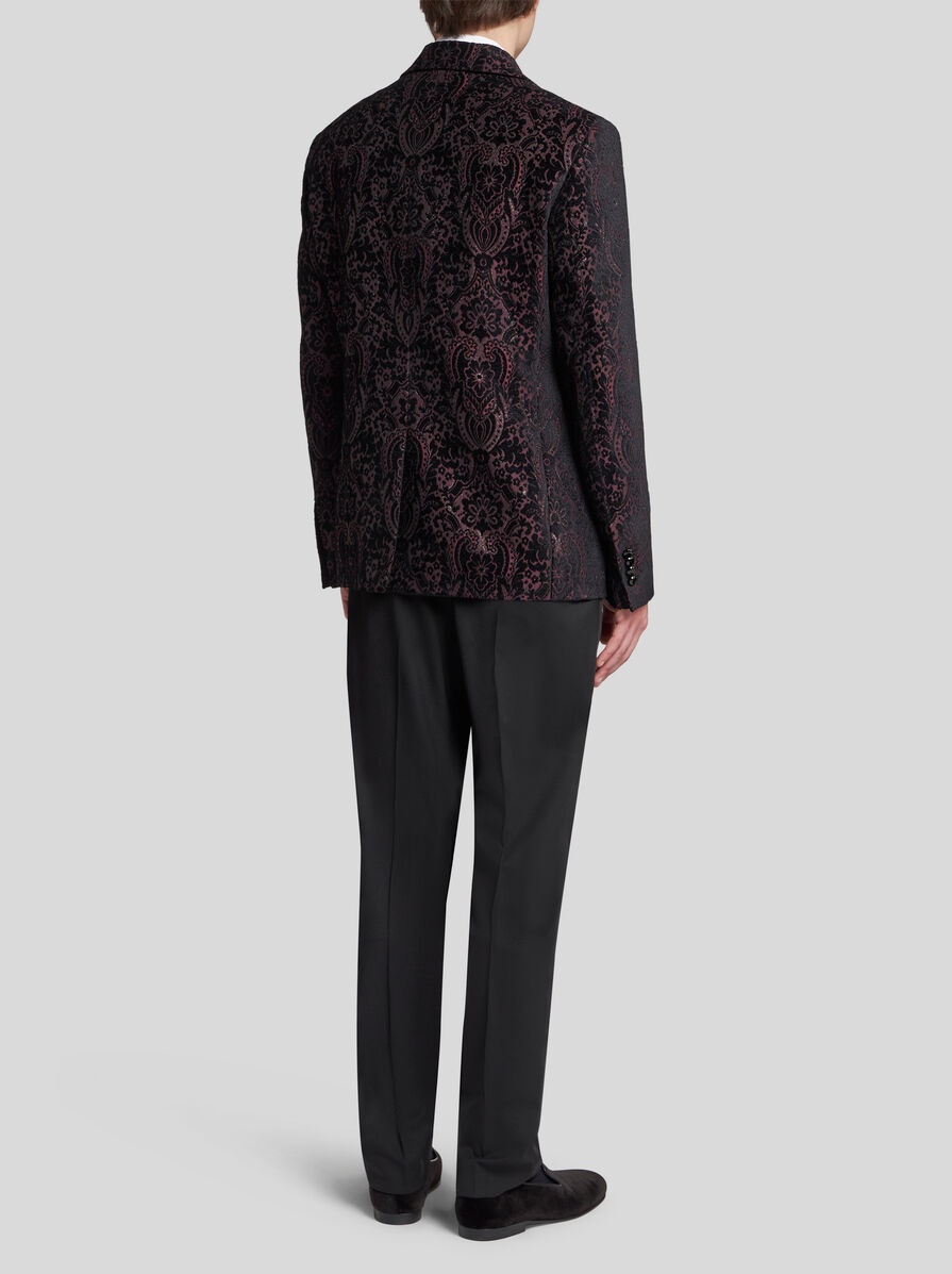 VELVET JACQUARD BLAZER - 6