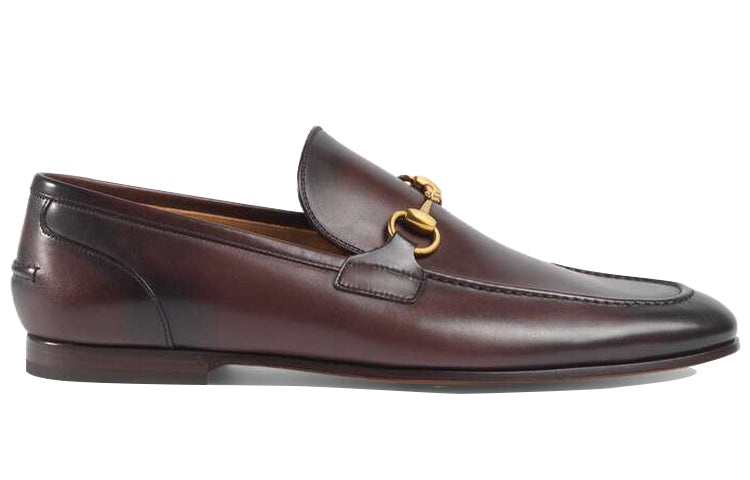 Gucci Jordaan Loafer 'Dark Brown Leather' 406994-BLM00-2024 - 2