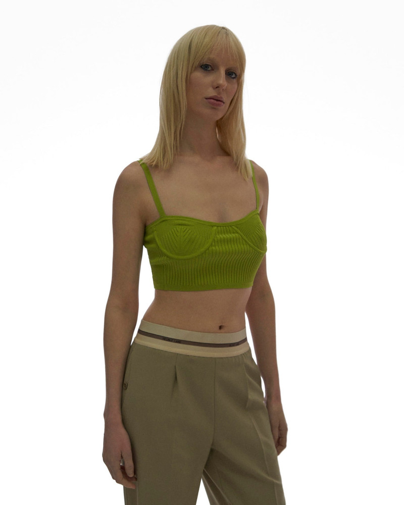 RIB EYELET BRALETTE 5