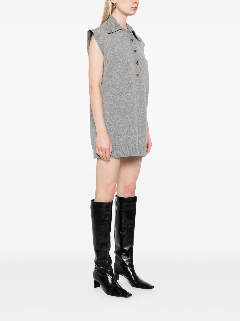 sleeveless mini dress - 3