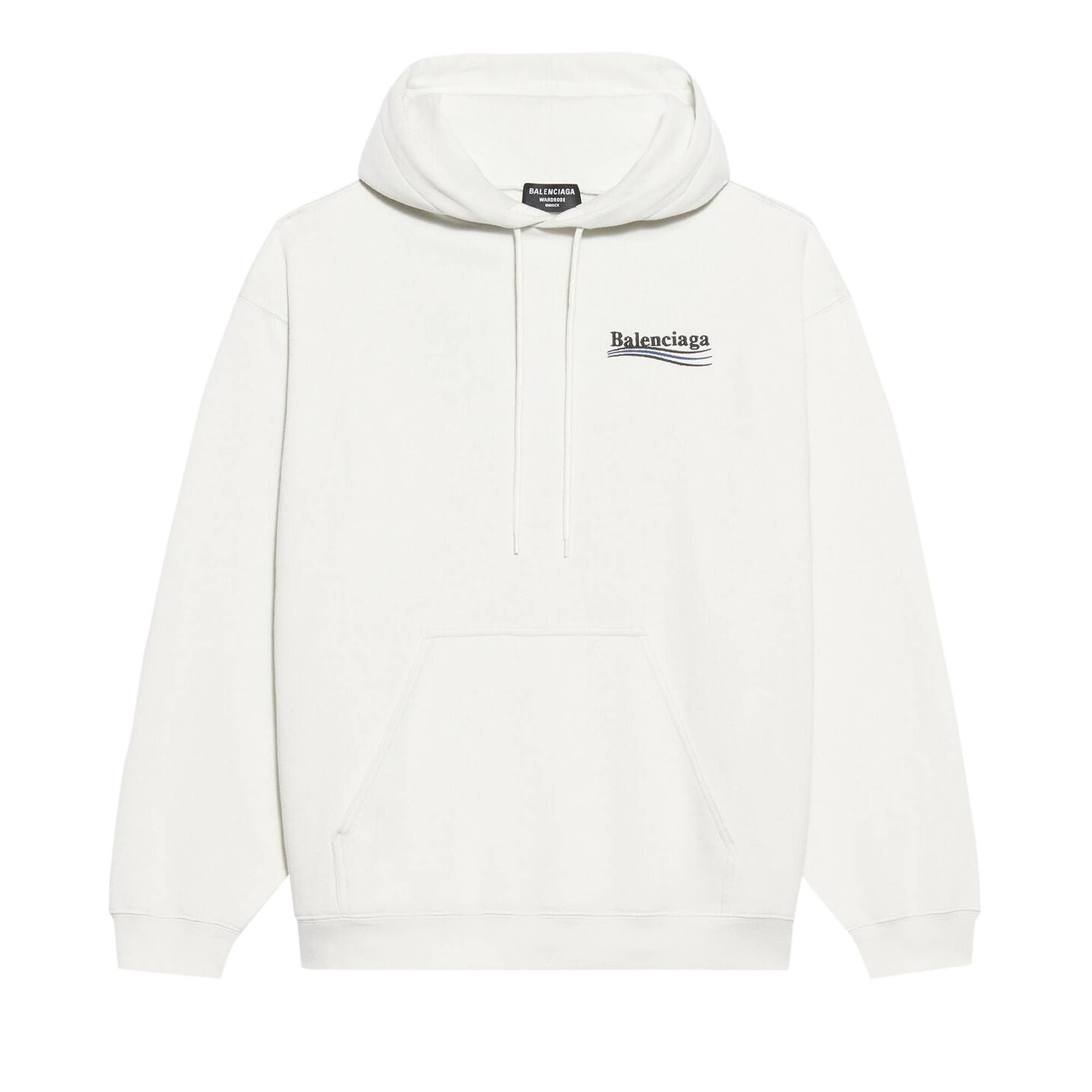 Balenciaga Political Campaign Hoodie Medium Fit 'White' - 1