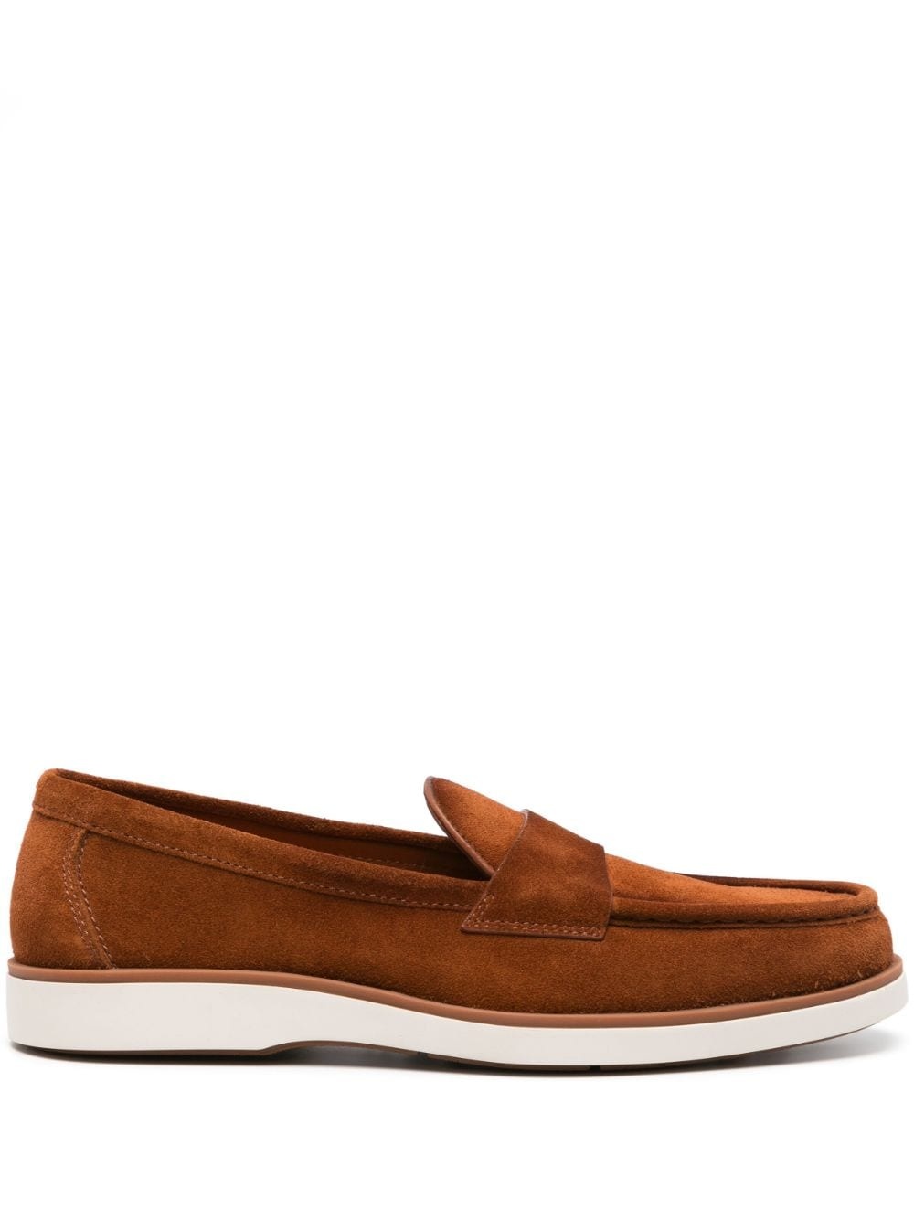 suede penny loafers - 1