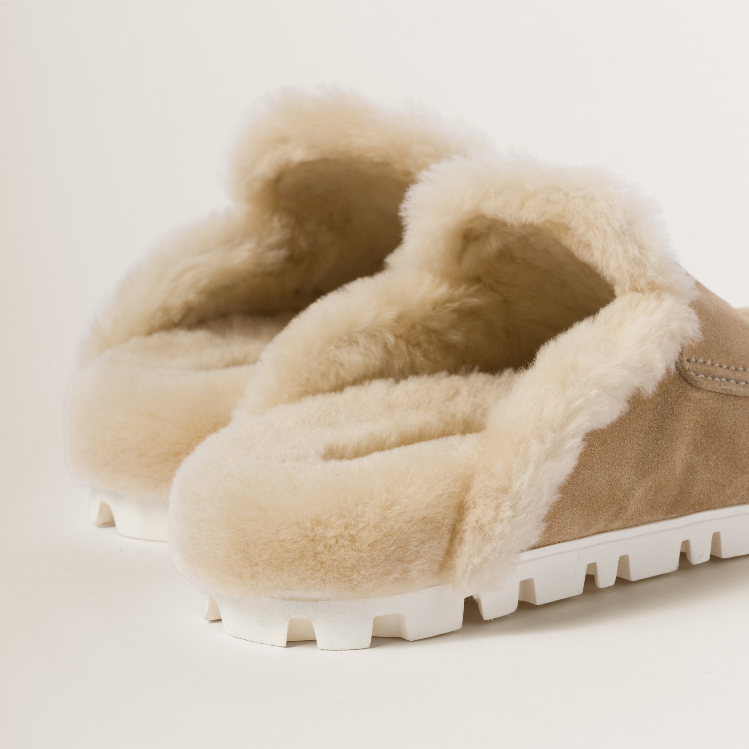 Suede mules - 3