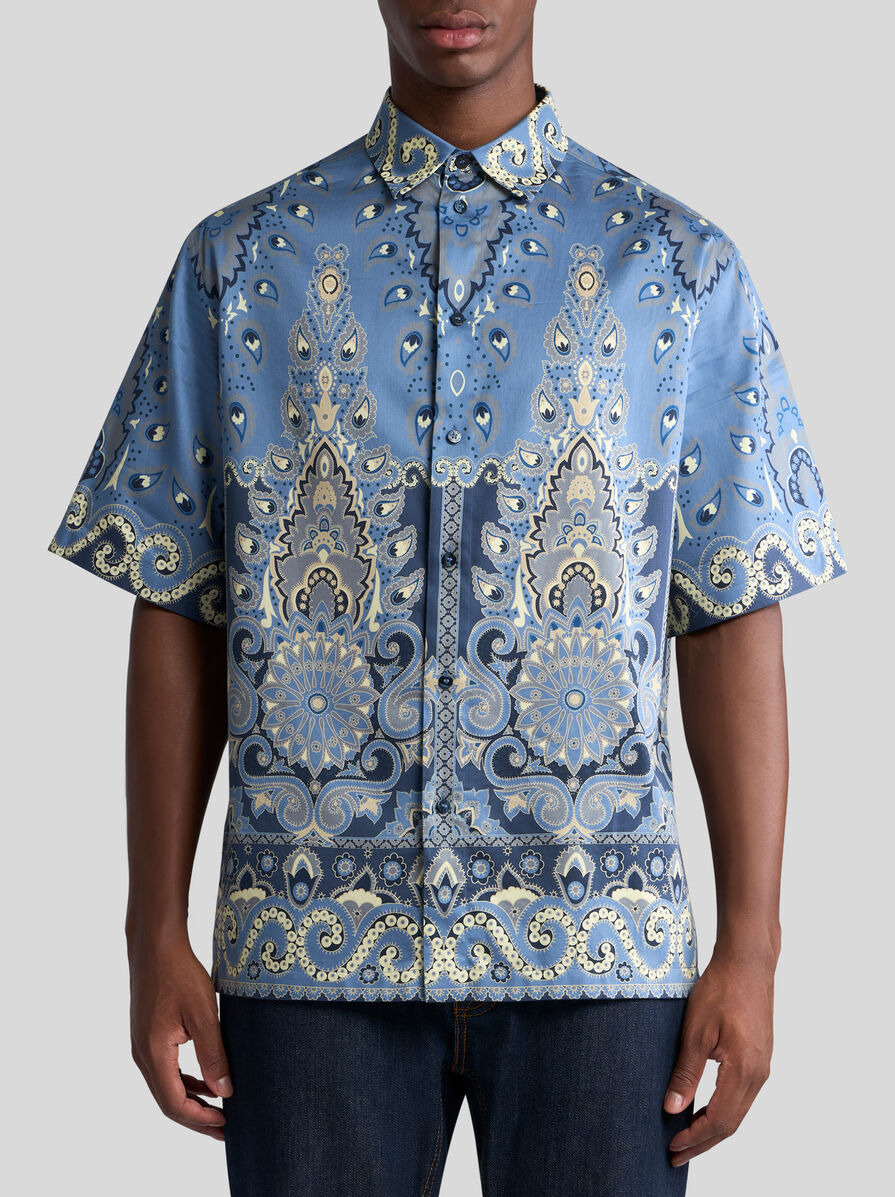 SHORT-SLEEVED OVERSIZED SHIRT - 2