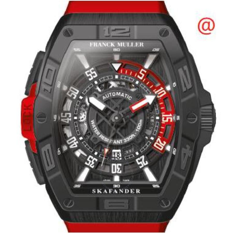 Franck Muller Skafander Automatic Black Dial Men's Watch SKF46DVSCDTTTNRBR(TTNRER) - 1