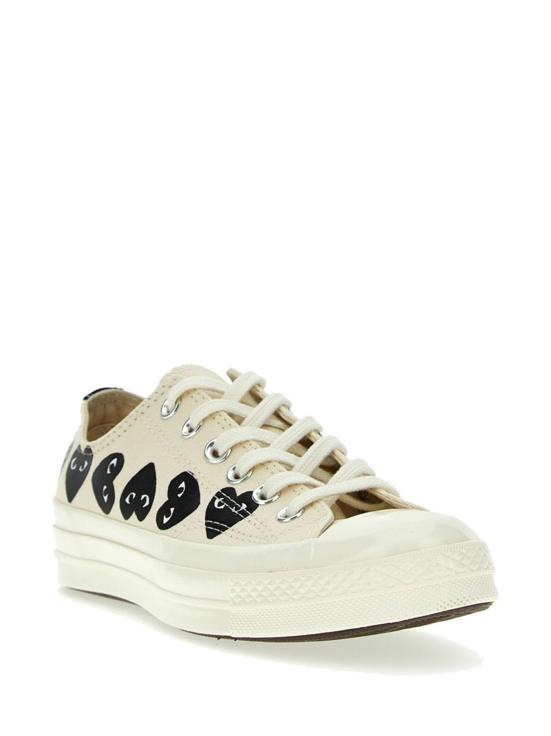Comme des Garçons PLAY x Converse sneakers outlook