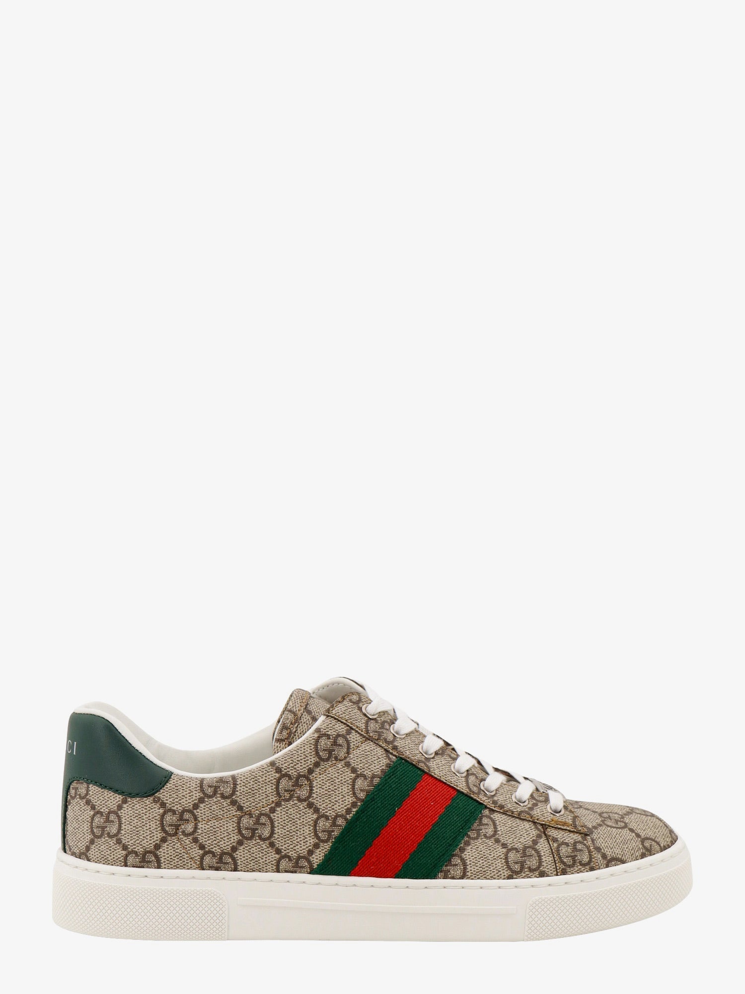 Gucci Woman Ace Woman Beige Sneakers - 1