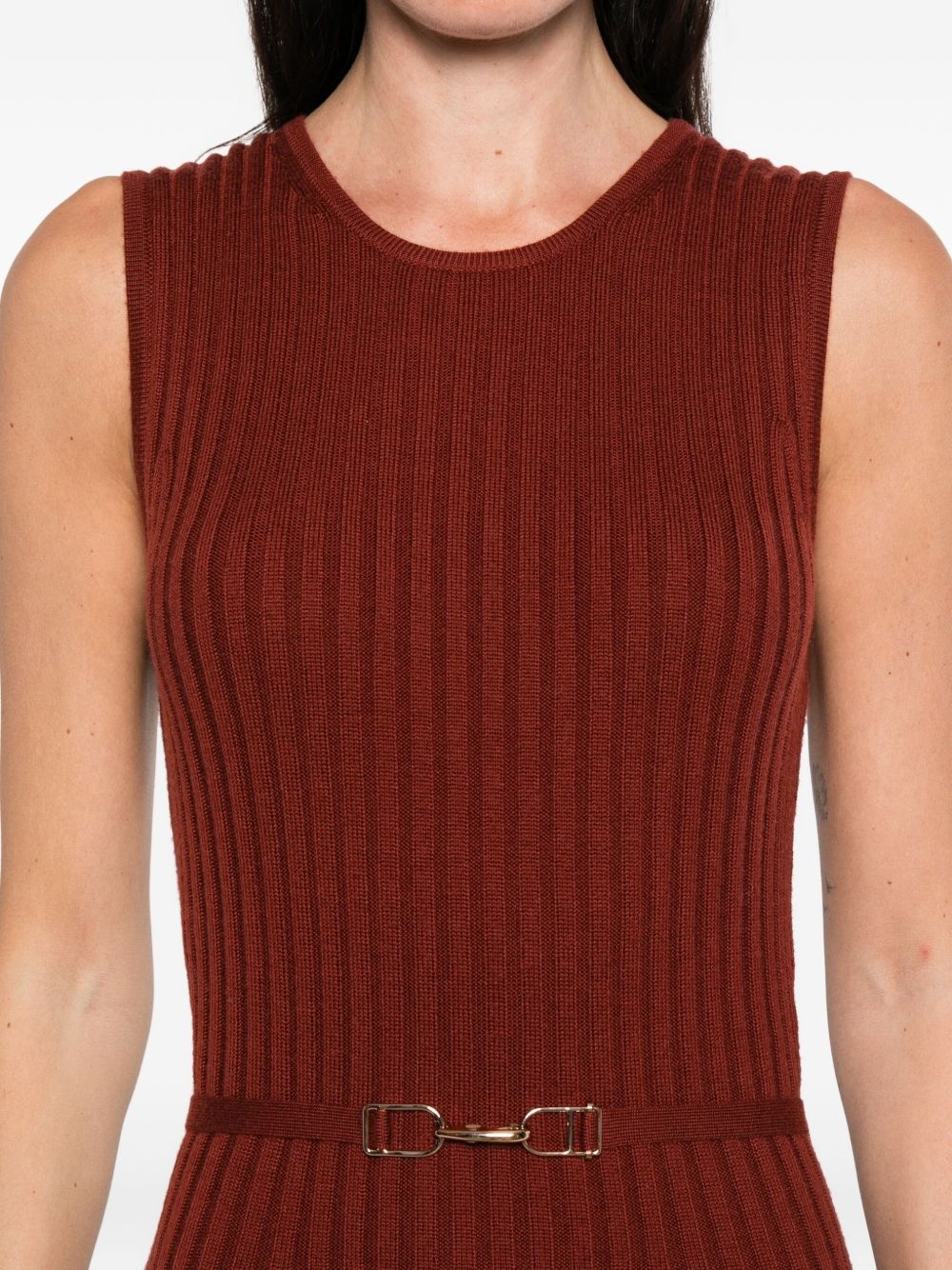 ribbed-knit dress - 5