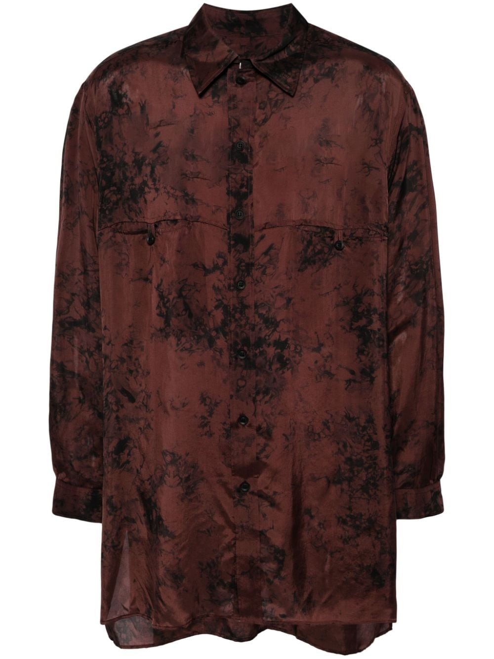 absrtact-printed shirt - 1