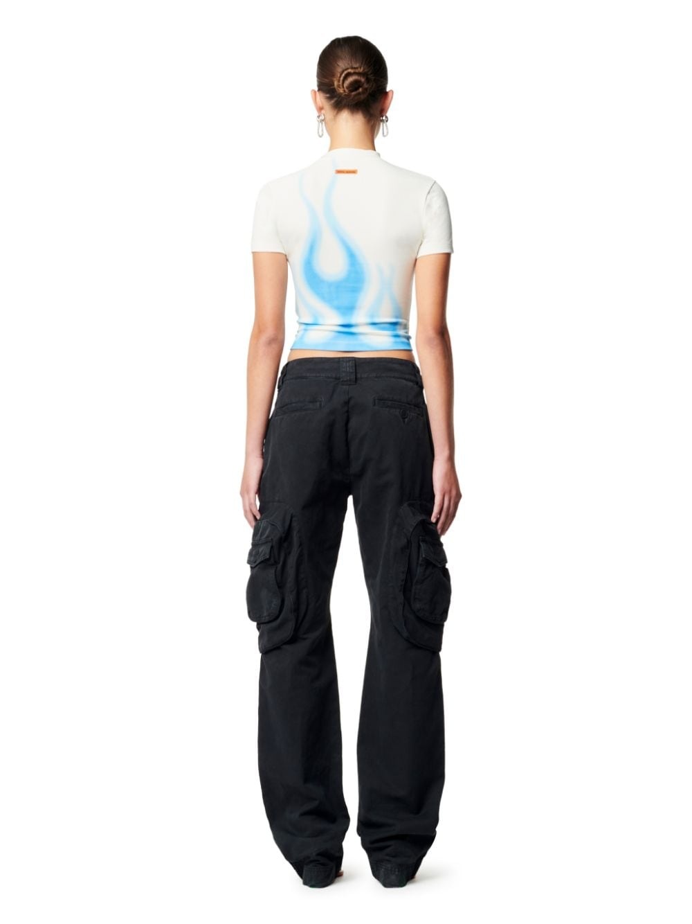 Heron Preston high-waisted Leather Trousers - Farfetch