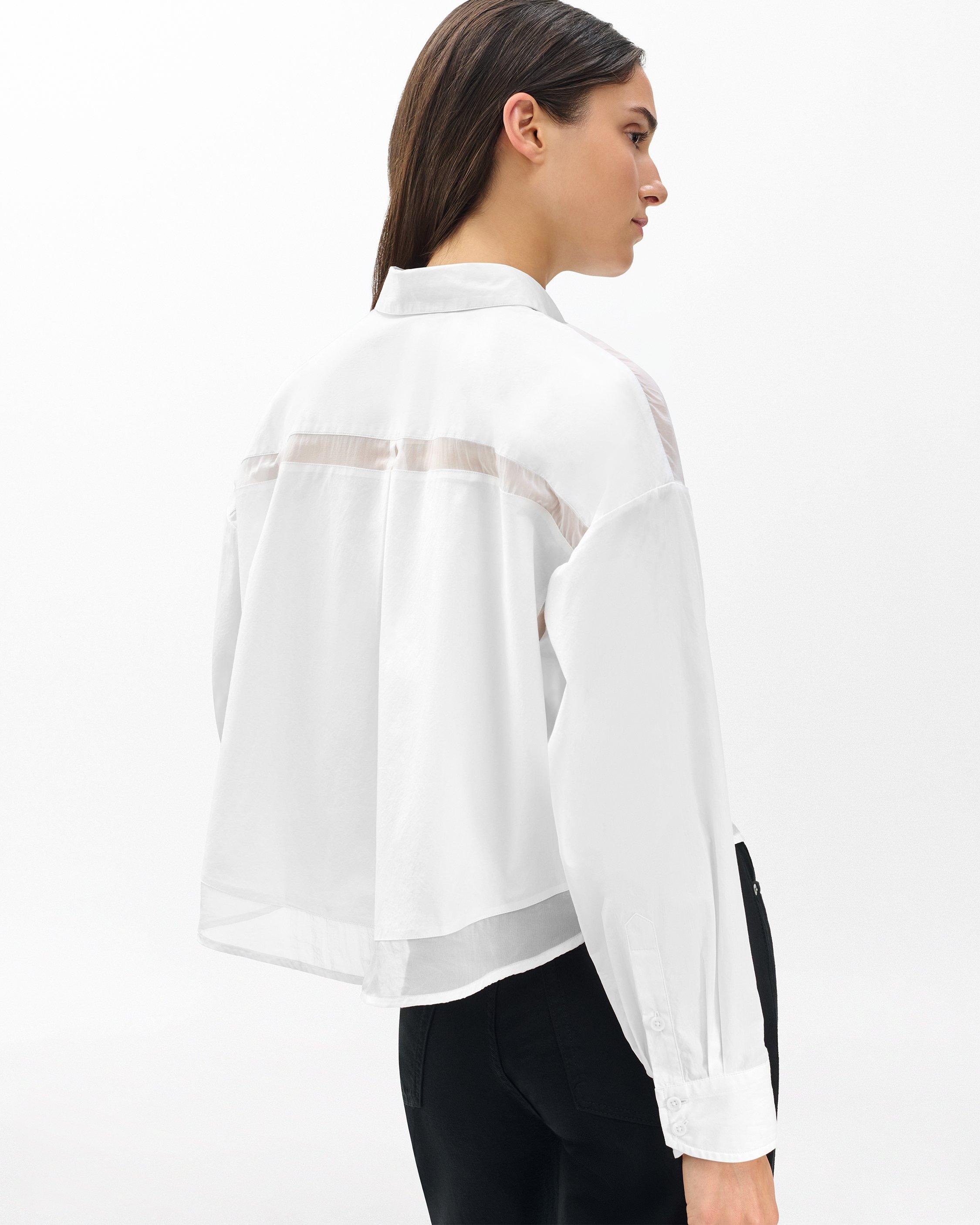 Beatrice Poplin-Organza Shirt - 6