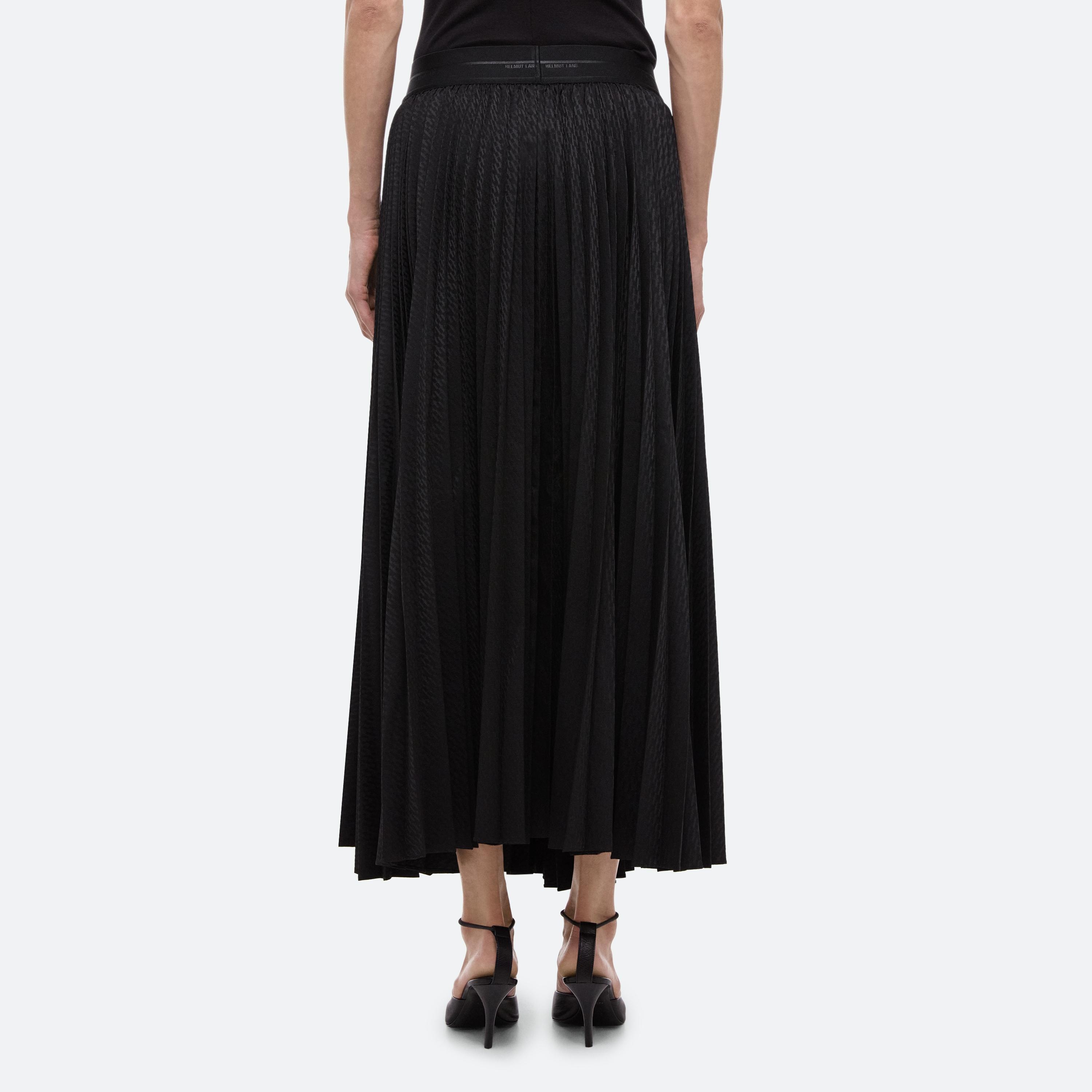 PLEATED JACQUARD SKIRT - 6