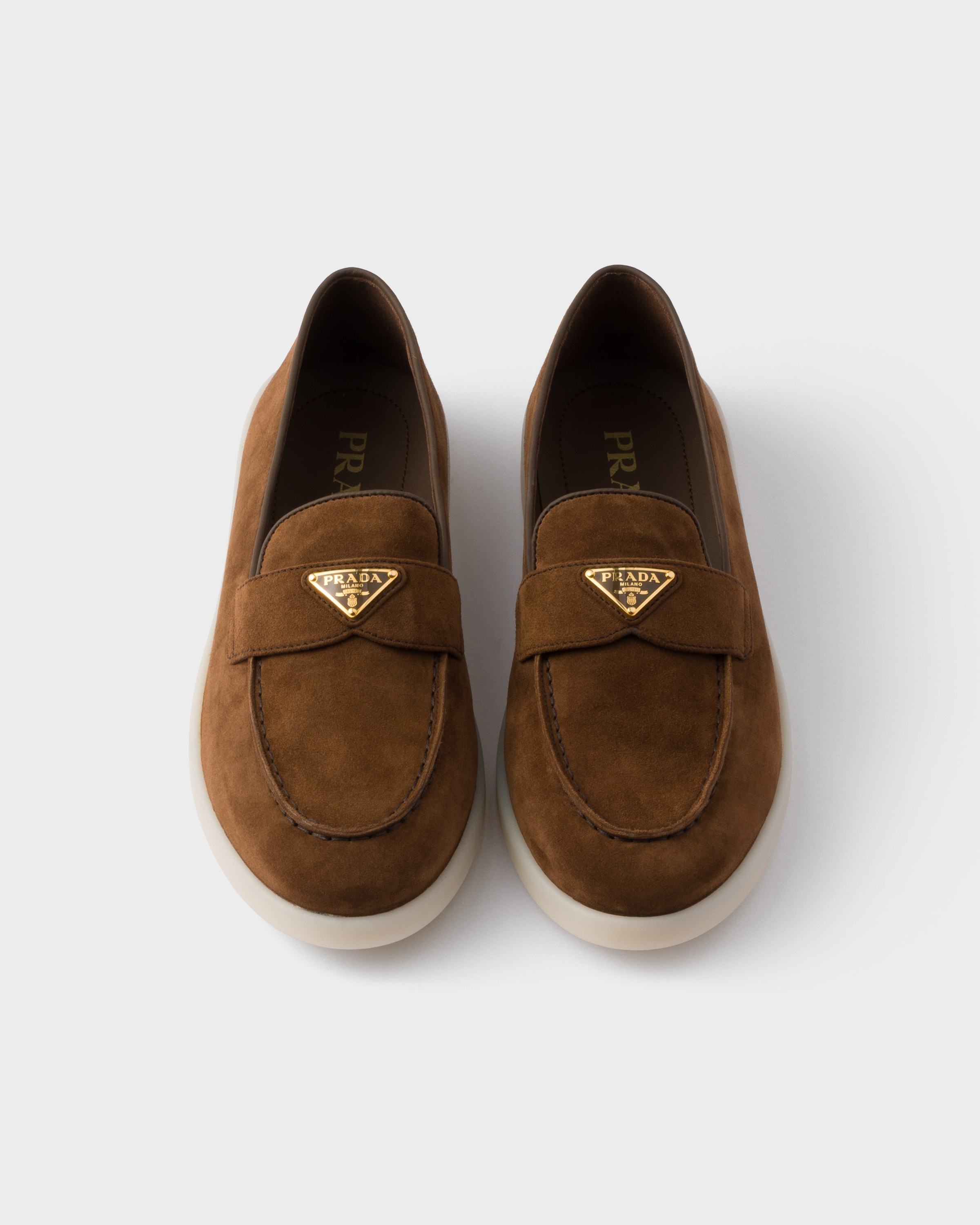 Suede leather loafers - 3