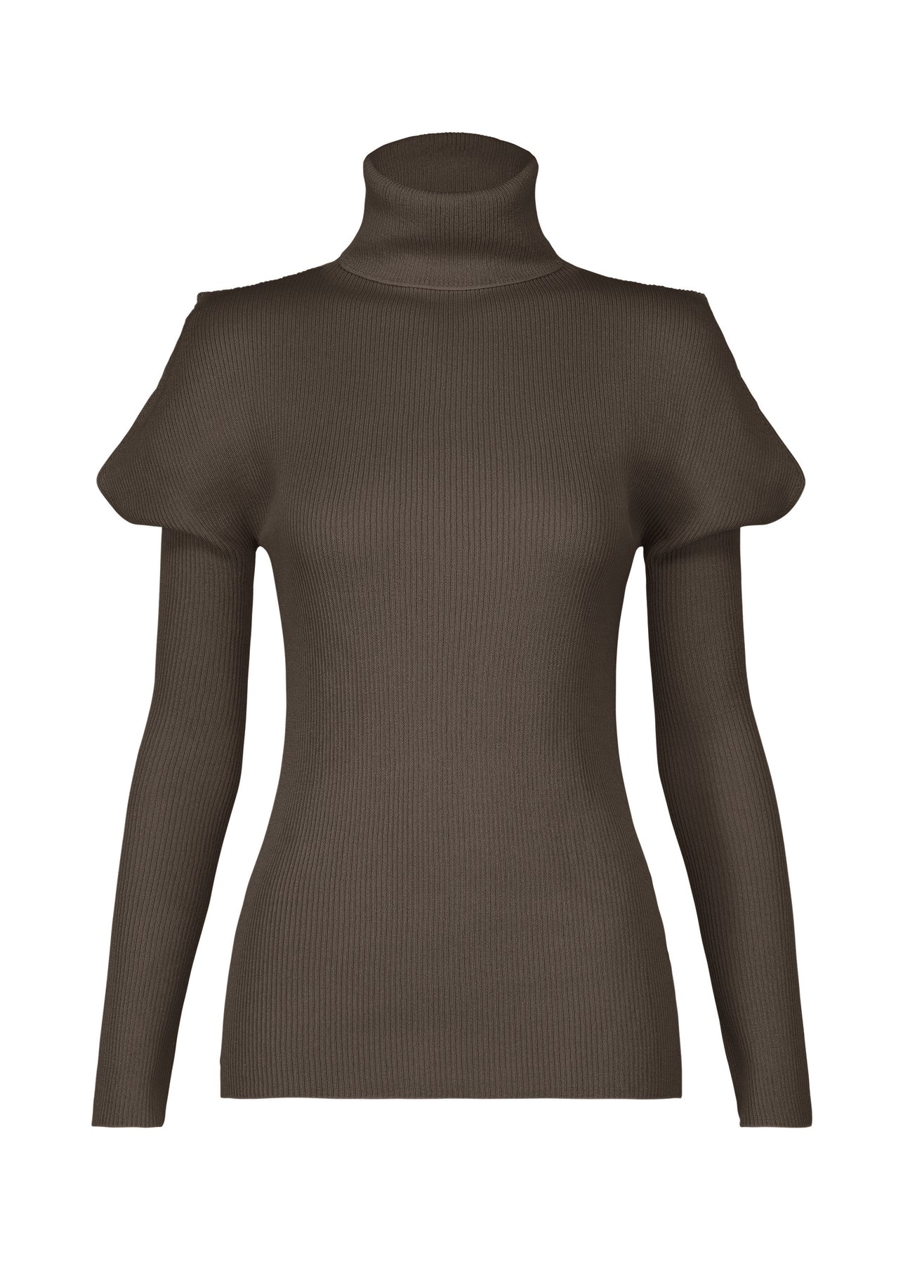 FLAT RIB KNIT BLOUSE - 1