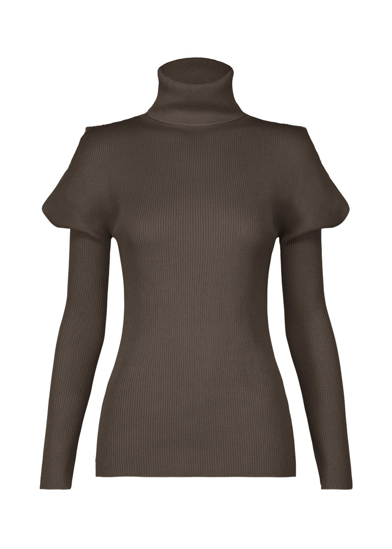 FLAT RIB KNIT BLOUSE 1
