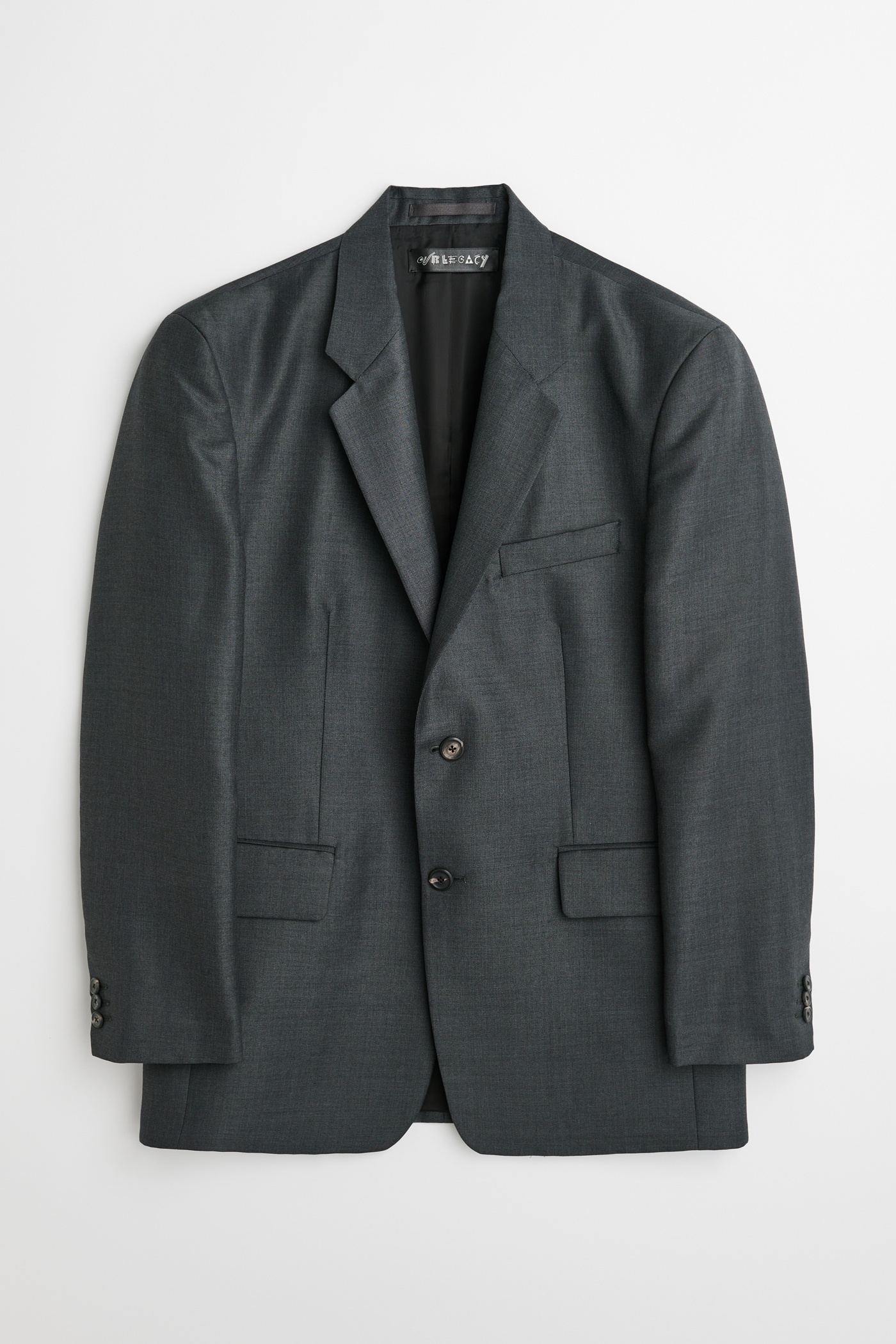 Vienna Blazer Grey Mnemonic Wool - 1