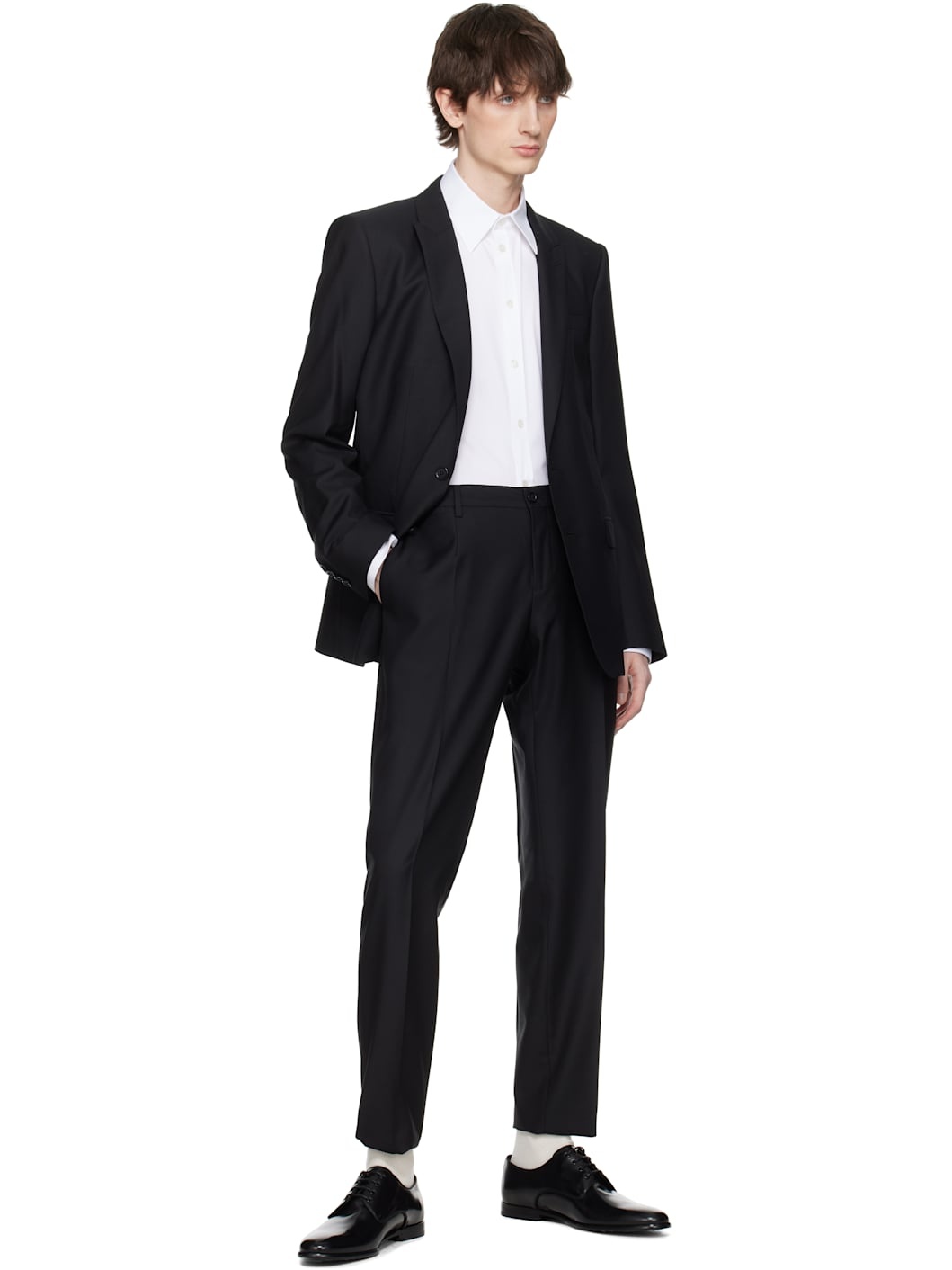 Black Martini-Fit Suit - 5