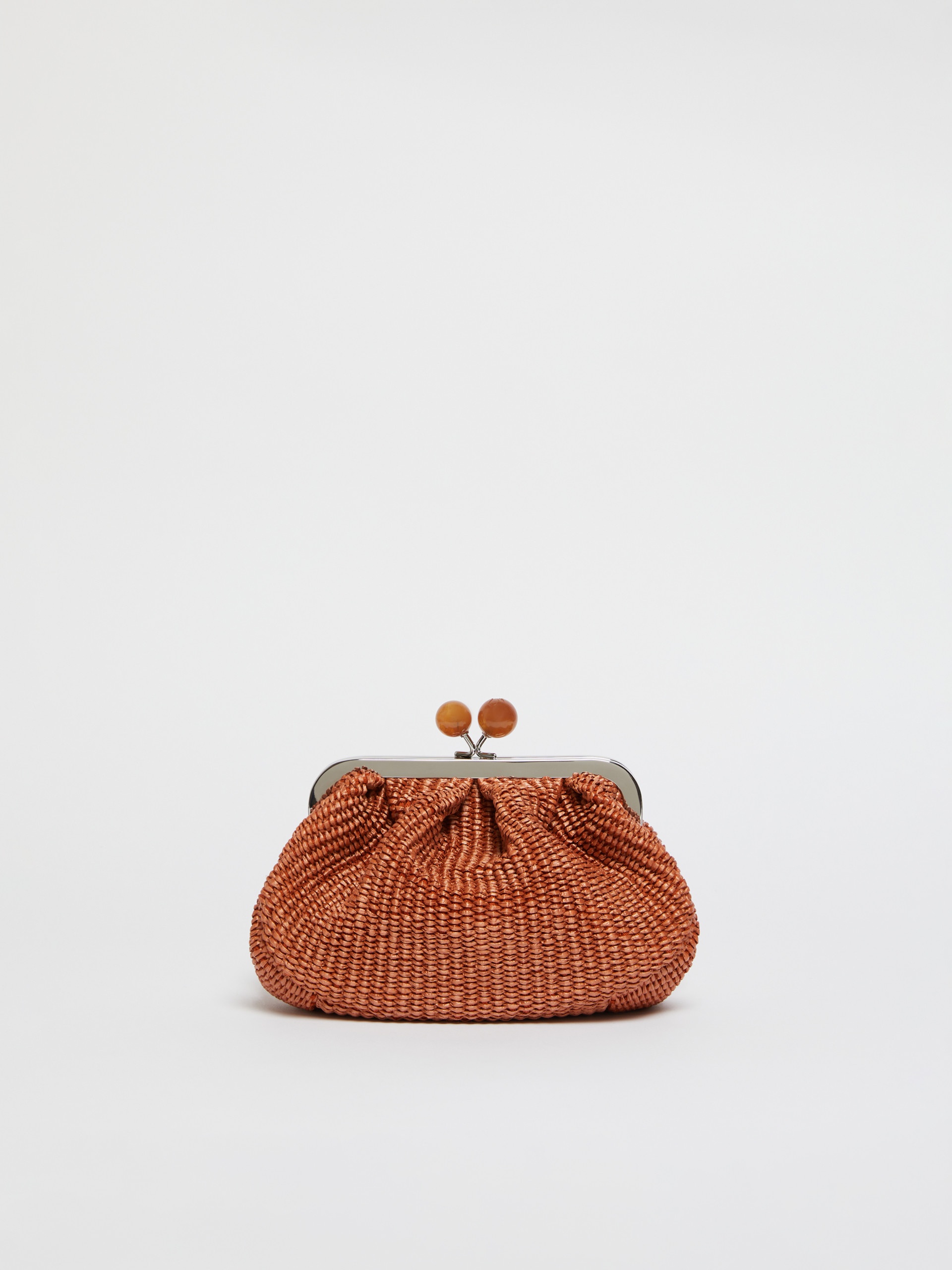 PALMAS Small raffia-effect Pasticcino Bag - 3